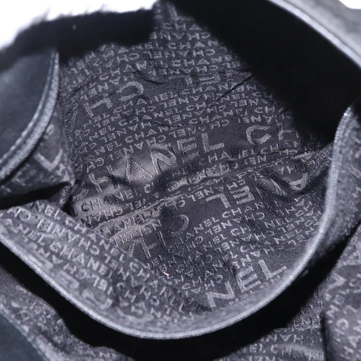 Chanel Chanel Nylon Chain Shoulder Bag Black Size ONE SIZE - 10 Thumbnail
