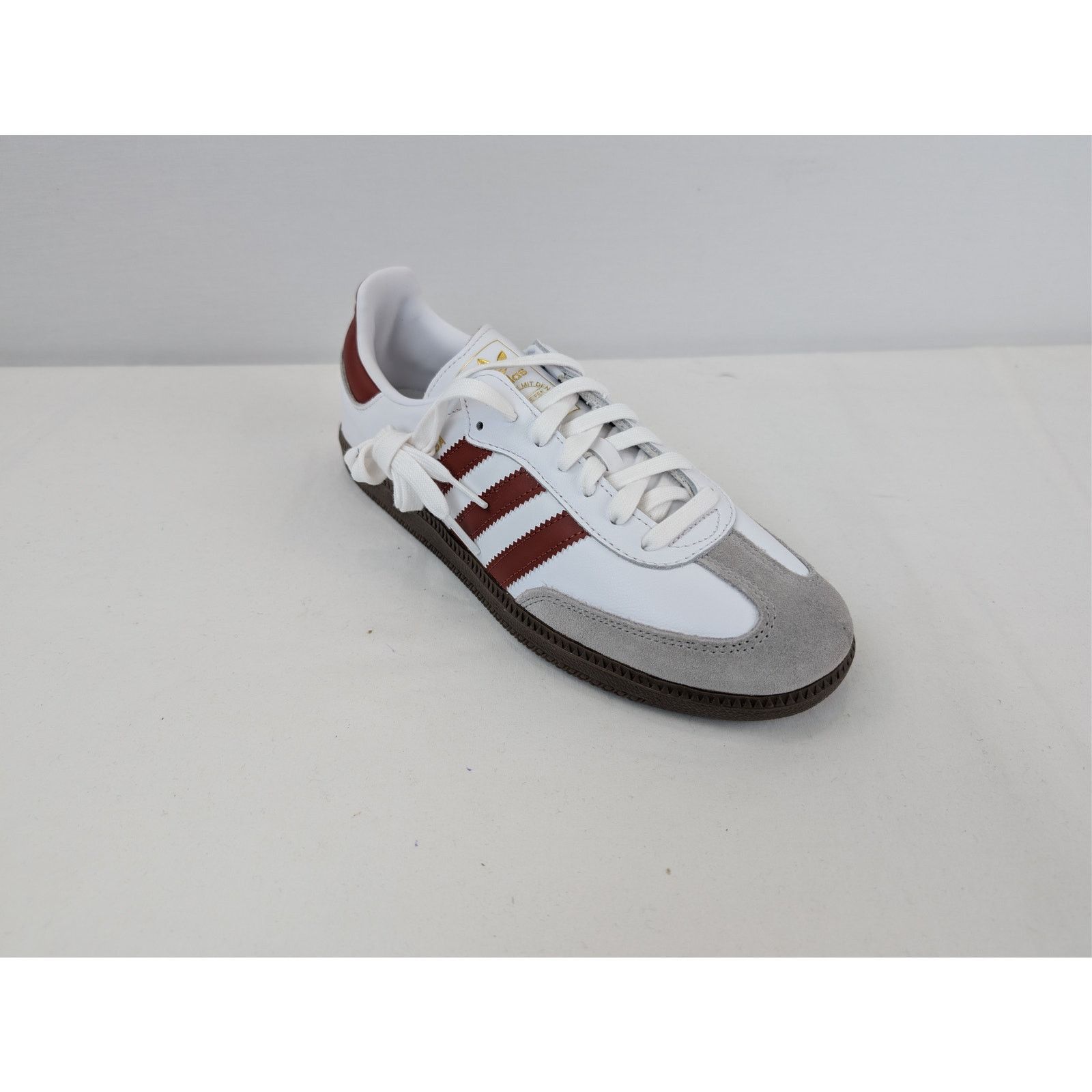 Adidas o1rshd1 Samba OG Sneaker in Footwear White / Preloved Ruby Size US 8.5 / EU 41-42 - 3 Thumbnail