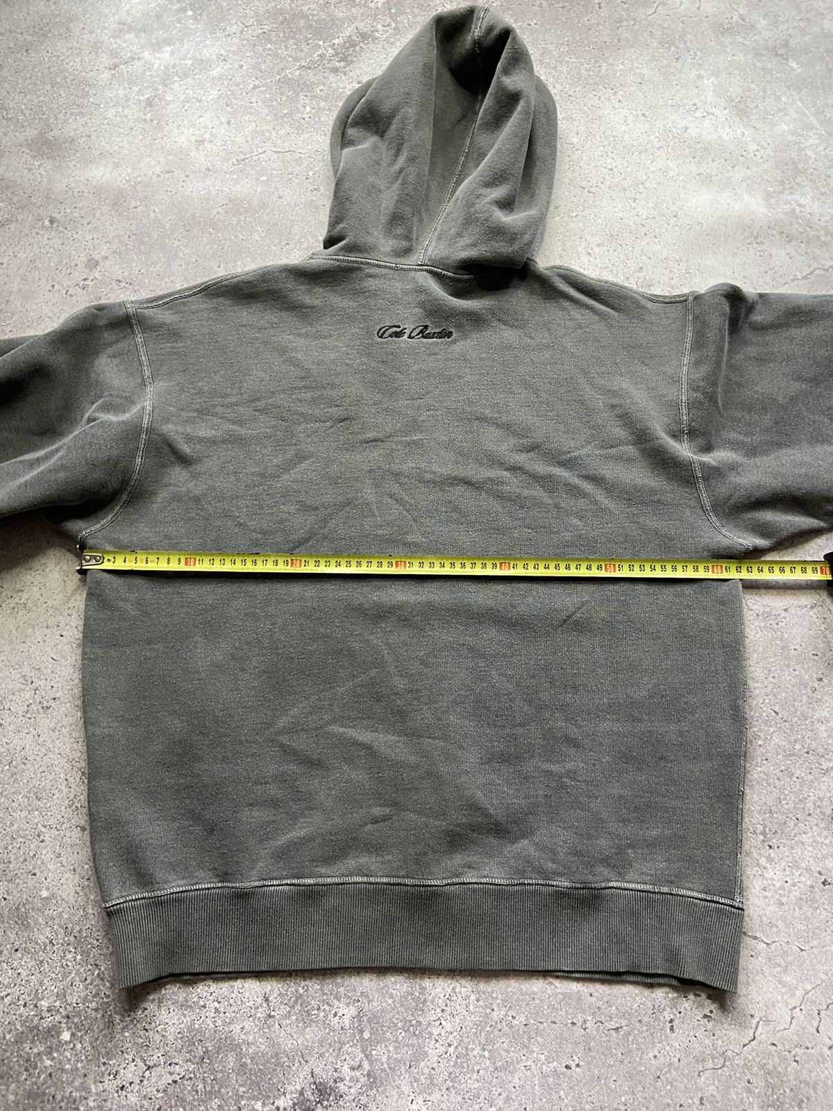Cole Buxton Cole Buxton Washed Gray Warm Up Hoodie OverSize Size US S / EU 44-46 / 1 - 7 Thumbnail