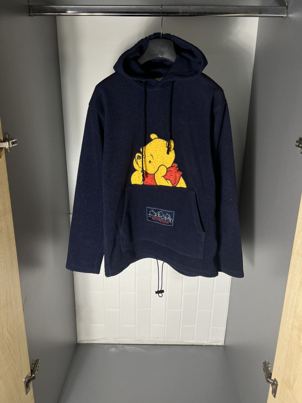 Disney × Vintage VERY RARE DISNEY FLEECE HOODIE BIG LOGO BEAR DESIGNER 90s Size US M / EU 48-50 / 2 - 1 Thumbnail