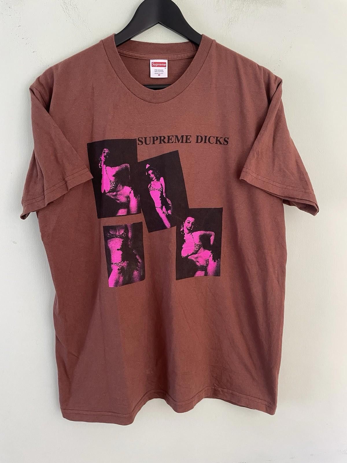 Supreme FW20 Supreme Dicks Brown Graphic T Shirt Medium Size US M / EU 48-50 / 2 - 1 Thumbnail