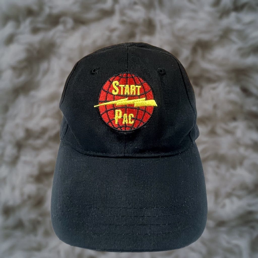 Vintage Startpac.com Embroidered Adjustable StrapBack Baseball Hat Cap Adult Classic Logo Black Size ONE SIZE - 1 Thumbnail