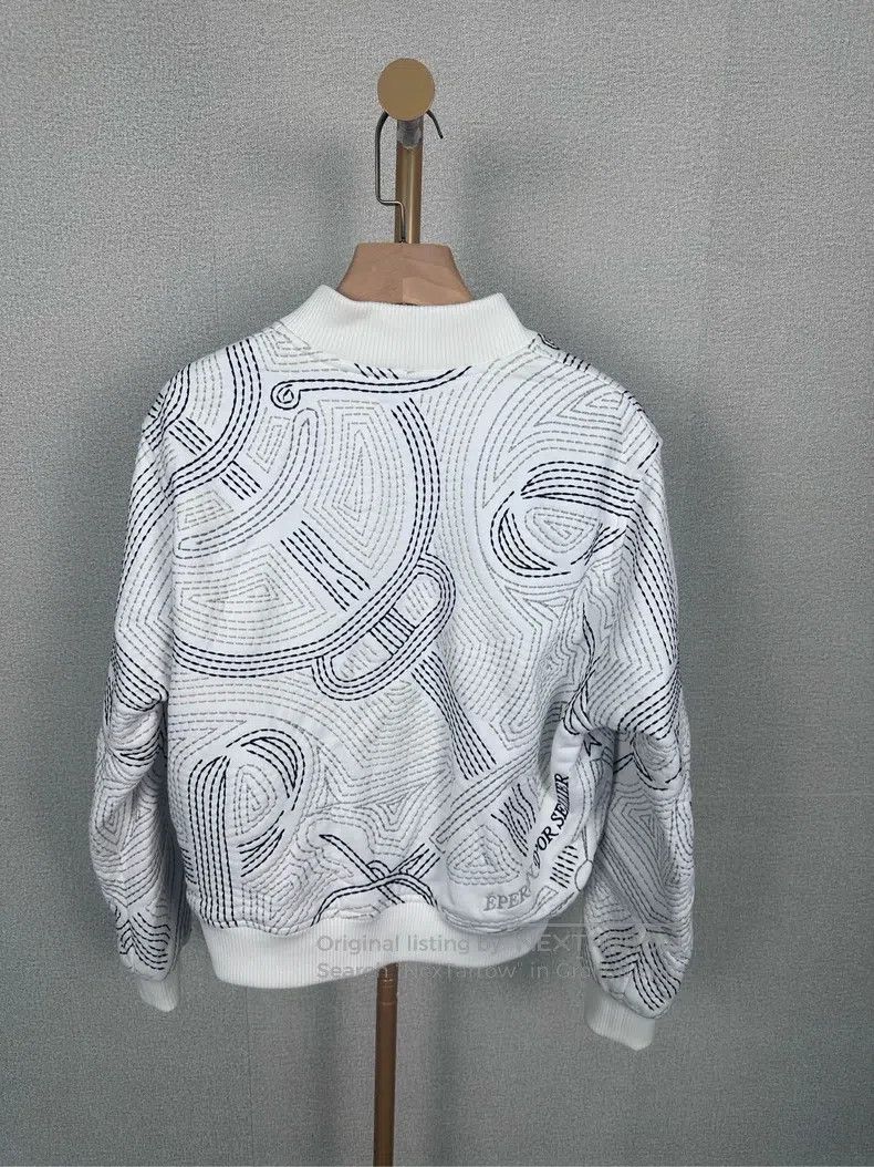 Hermes Hermes White cotton outerwear Size XS / US 0-2 / IT 36-38 - 2 Thumbnail