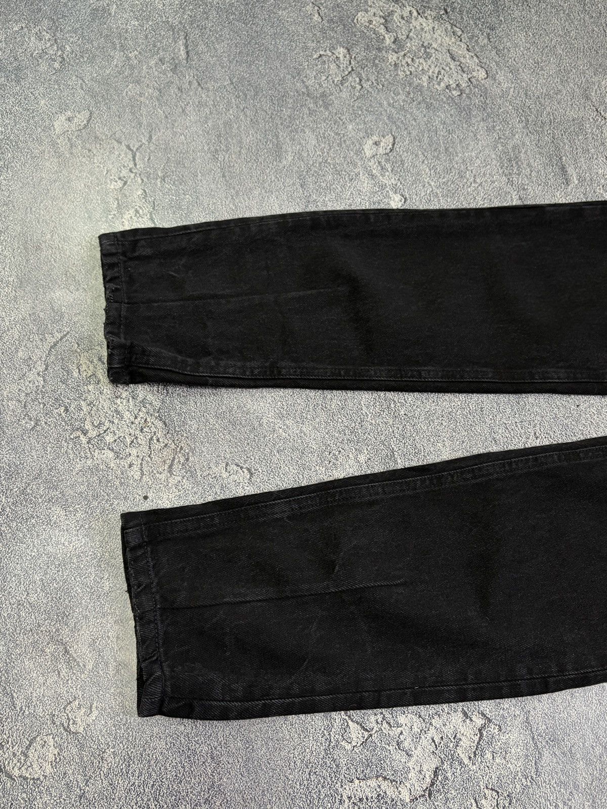 Alexander Wang Alexander Wang Double Waistband Fold-Over Jeans Black 28 Size 28" / US 6 / IT 42 - 9 Thumbnail