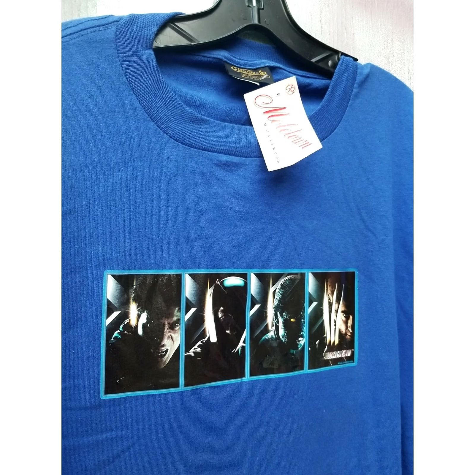 Vintage VINTAGE Marvel X-Men Movie T-Shirt XL NOS BLUE Crew Neck Short Sleeve Men XL Tee US Made Size US XL / EU 56 / 4 - 2 Thumbnail