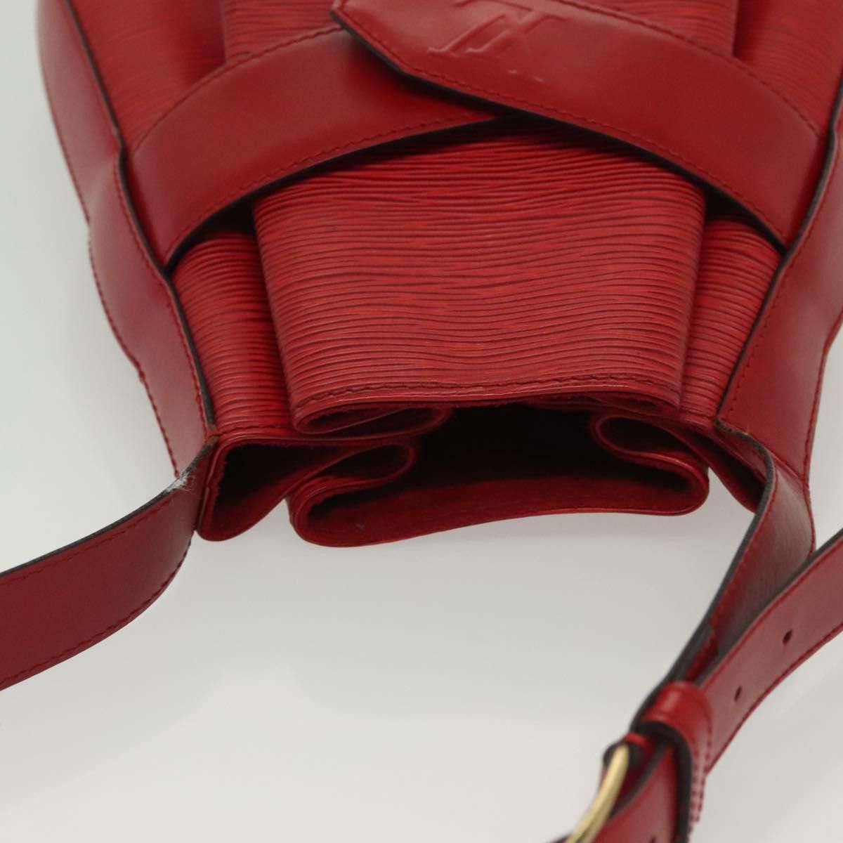 Louis Vuitton LOUIS VUITTON Epi Sac Depaule PM Shoulder Bag Red M80207 Size ONE SIZE - 6 Thumbnail