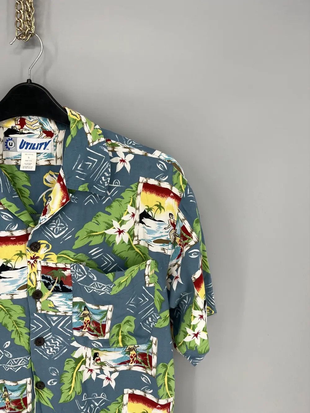 Vintage Vintage Y2K Art Streetwear Hawaiian Travis Scott style Size US M / EU 48-50 / 2 - 6 Thumbnail