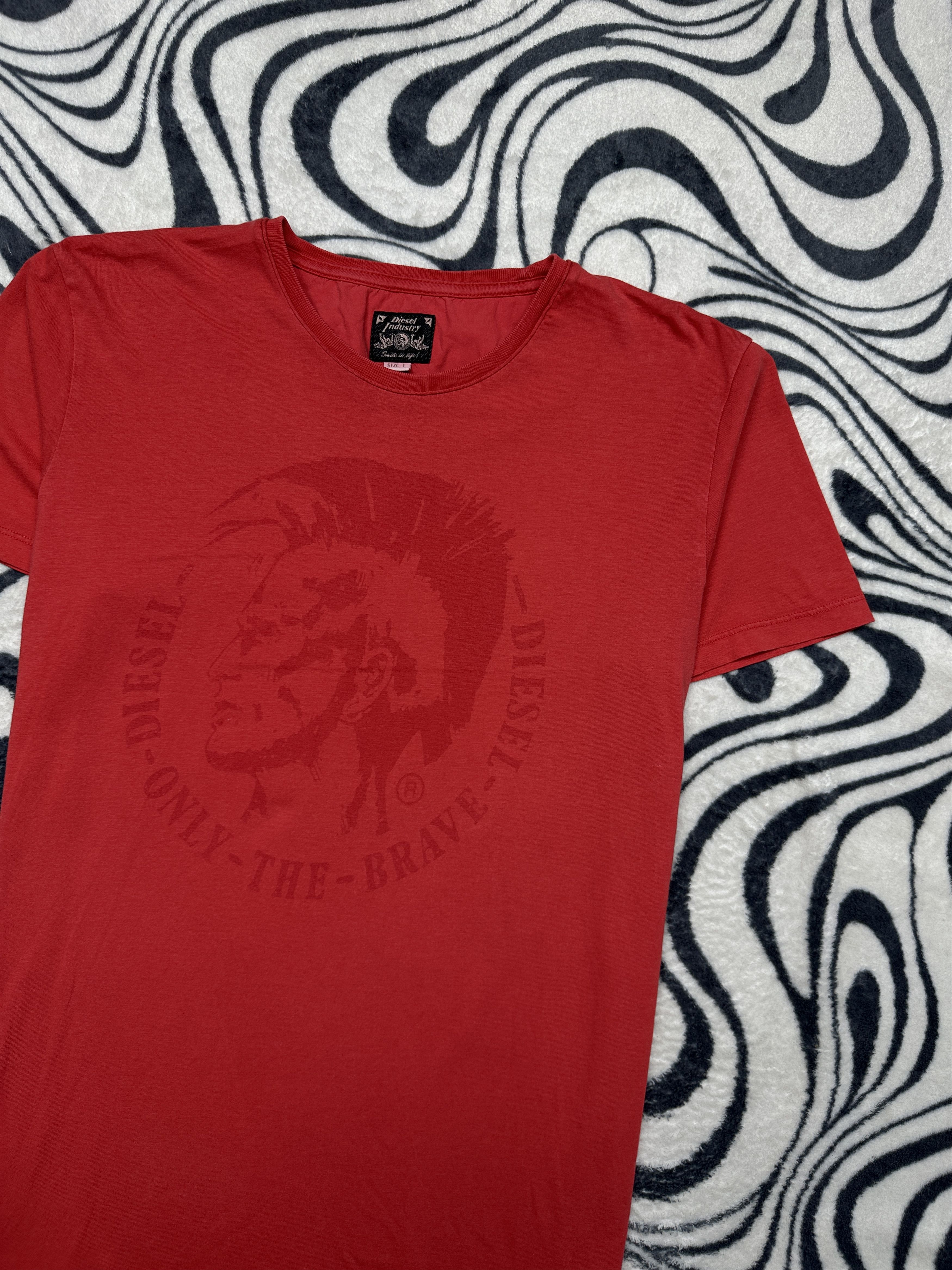 Diesel Diesel Vintage Mens Punk Logo T-Shirt Tee Y2K Size US L / EU 52-54 / 3 - 2 Thumbnail
