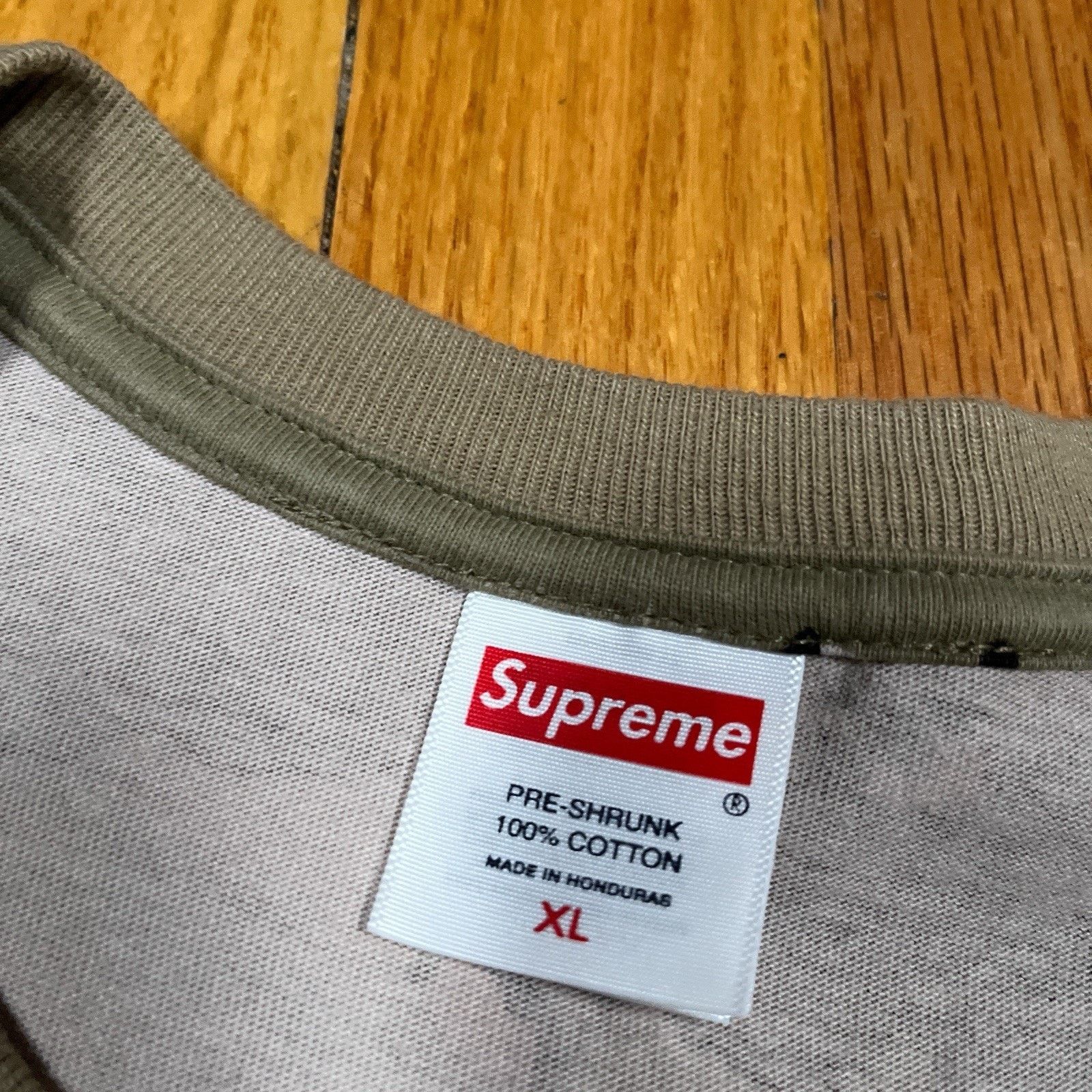 Supreme Supreme x Aphex Twin Ambient Works Logo Tee - Size XL - Camo Size US XL / EU 56 / 4 - 5 Thumbnail