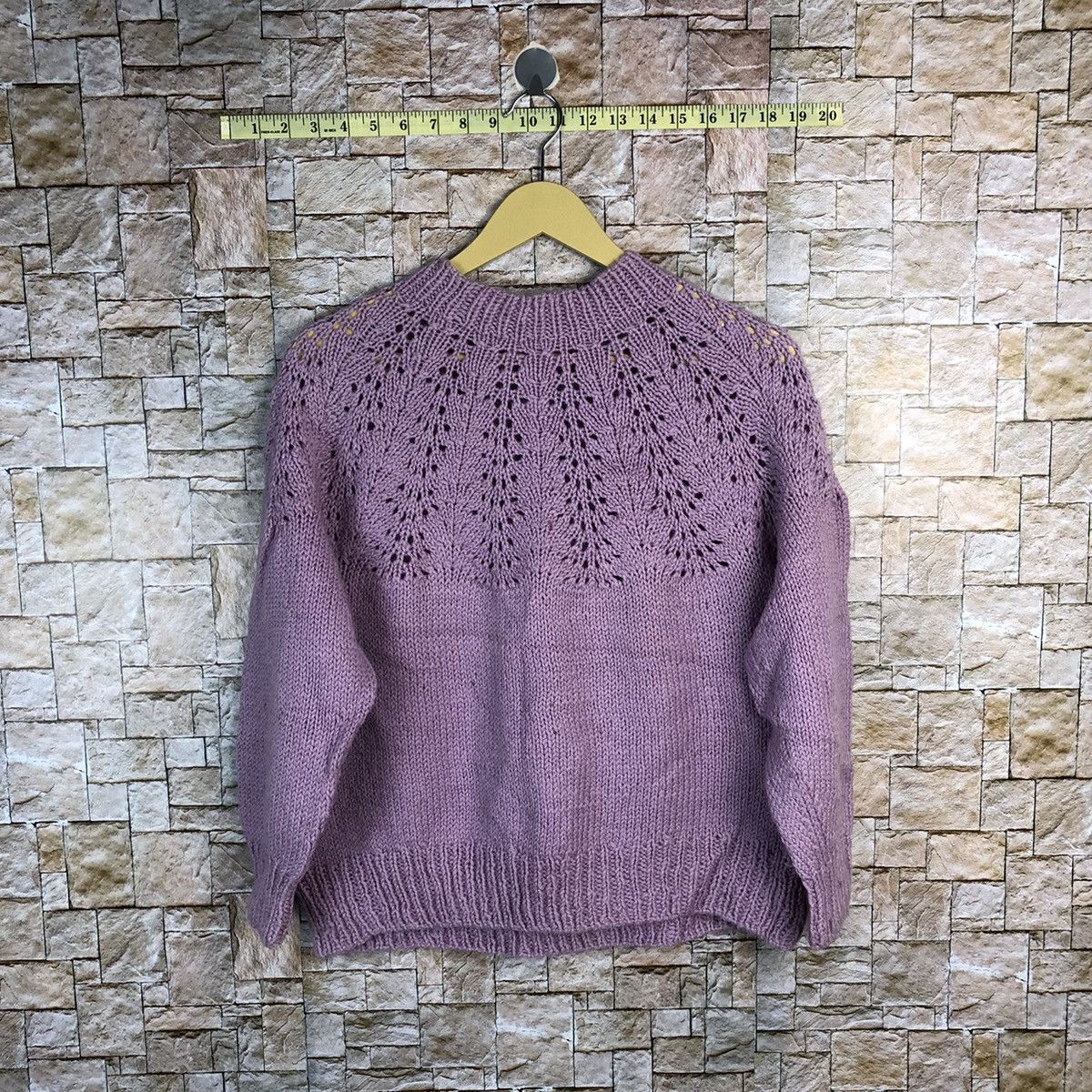 Homespun Knitwear × Japanese Brand Japanese Brand Purple Knitwear crochet #A790 Size S / US 4 / IT 40 - 10 Thumbnail