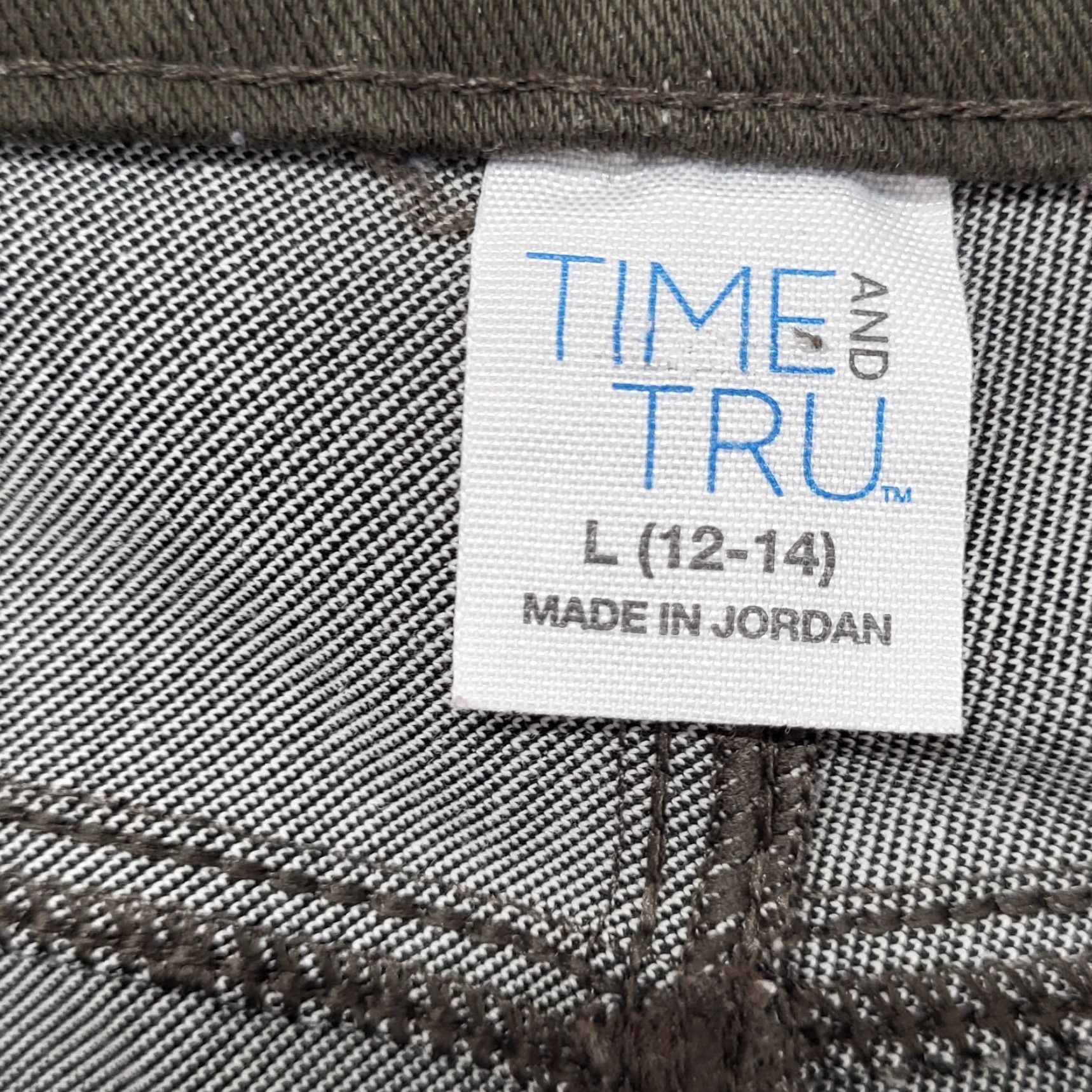 Vintage Time And Tru Jegging Womens Size L (12×14) Pants High-Rise Stretch Camo Pull-On Size 36" / US 14 / IT 50 - 2 Thumbnail