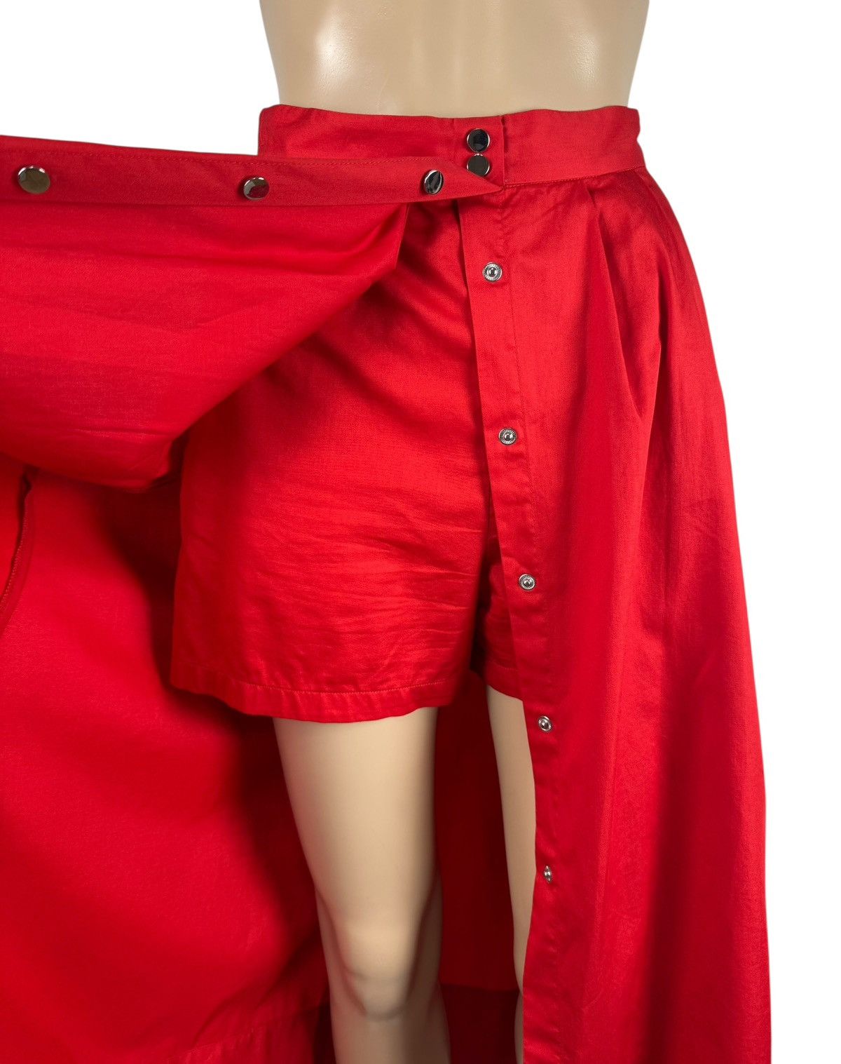 Maje Maje Cotton Maxi Skirt - Shorts Button Up size 1 Size 28" / US 6 / IT 42 - 3 Thumbnail