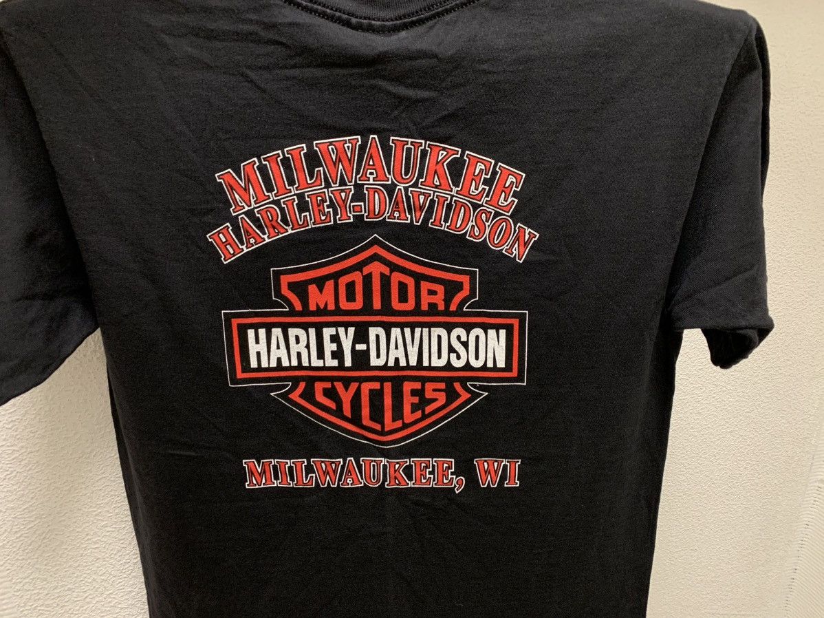 Harley Davidson Harley Davidson 2003 vintage t-shirt madeinusa 100 years gre Size US M / EU 48-50 / 2 - 9 Thumbnail