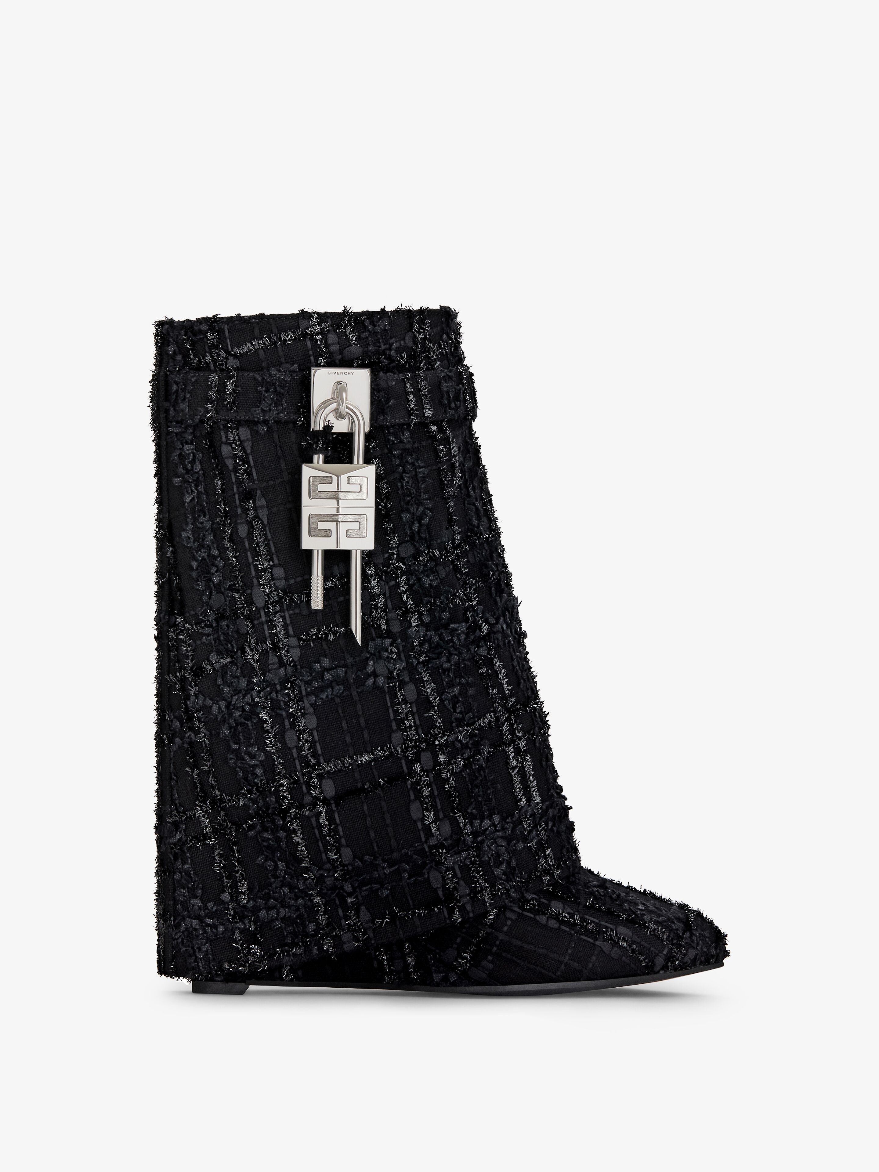 Givenchy o1srvl11e0525 Shark Lock Ankle Boots in Black Size US 12 / IT 42 - 1 Thumbnail