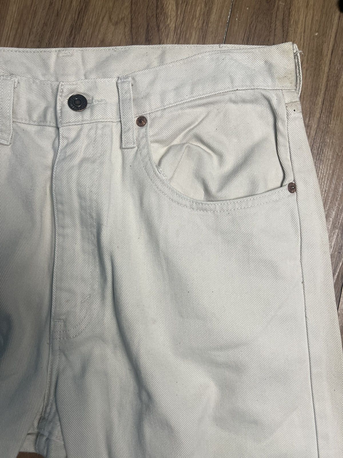 Levi's Levi's 512 Vintage Creamy White Tapered Fit Denim (40) Size US 32 / EU 48 - 6 Thumbnail