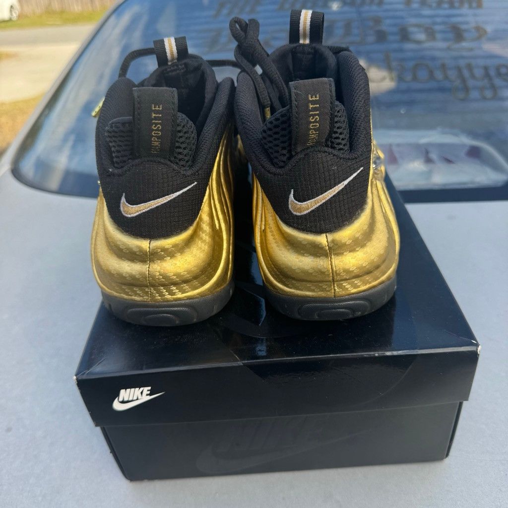 Nike Nike Air Foamposite Pro Metallic Gold Sneakers Size 9.5 Size US 9.5 / EU 42-43 - 2 Thumbnail
