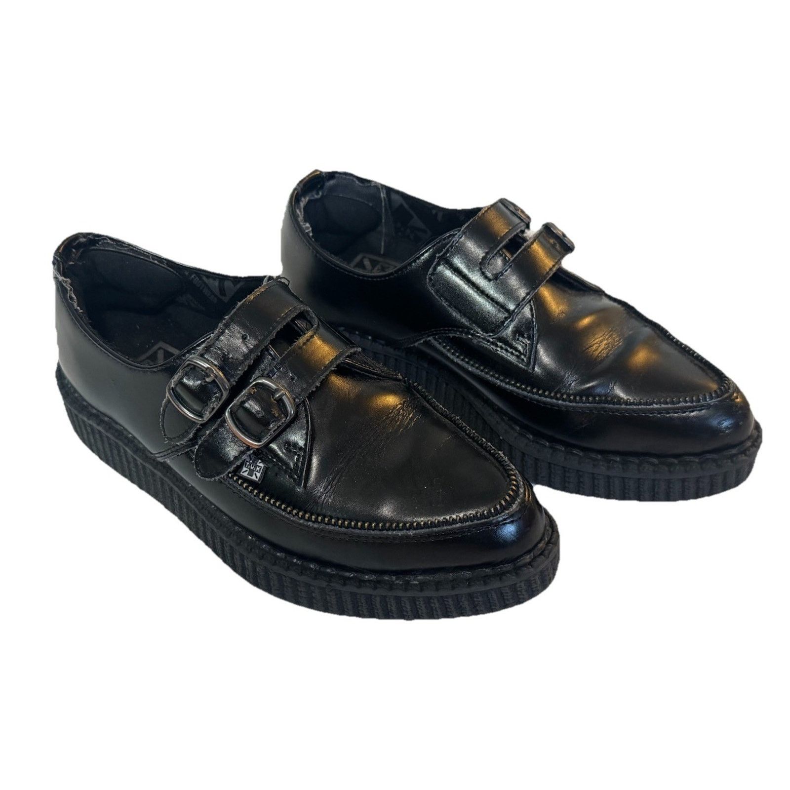 Other T.U.K Viva Mondo Cow Hair Leather Pointed Creeper Shoes 3/5 Size US 5 / IT 35 - 2 Thumbnail