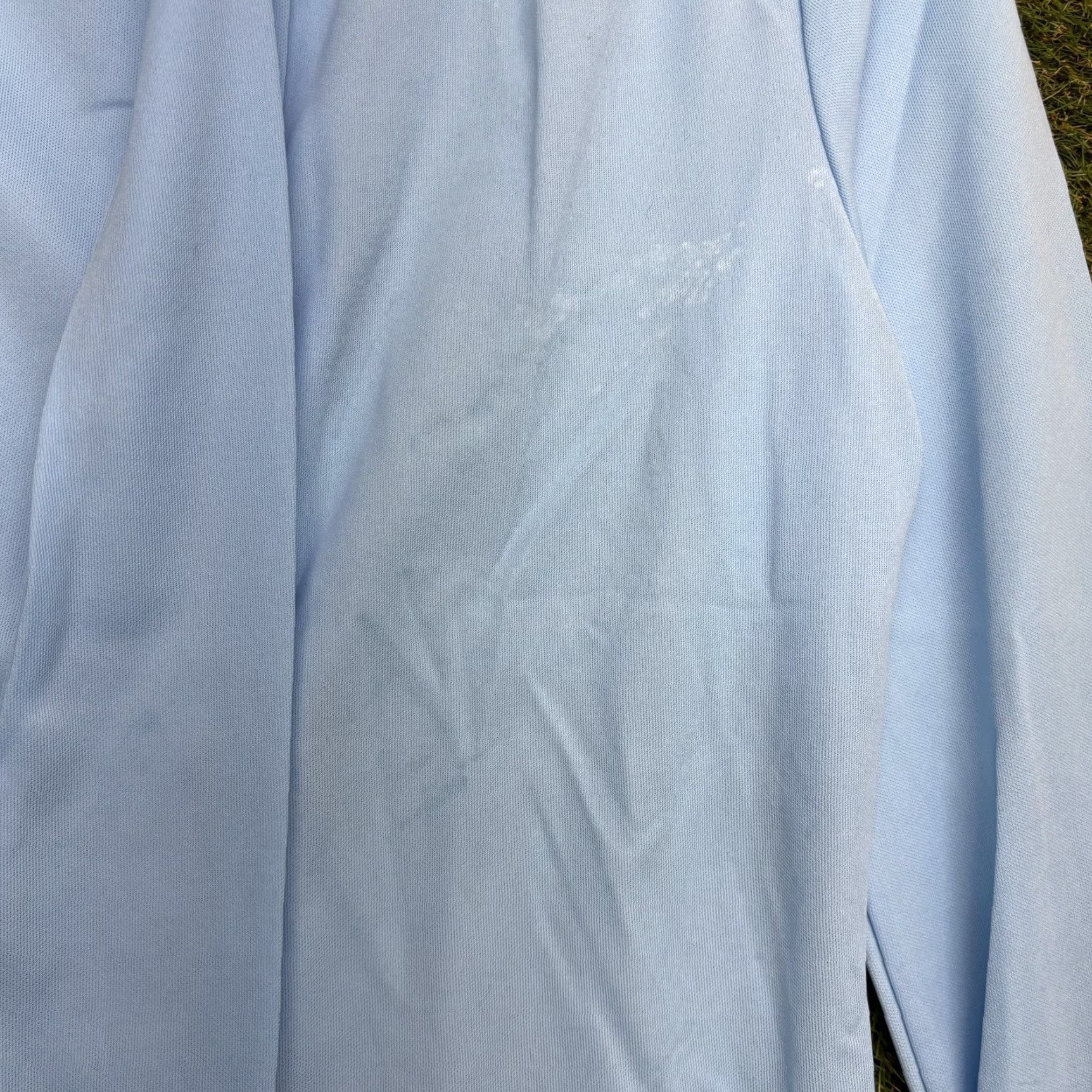Vintage VINTAGE Silvermans Shirt Womens Small Light Blue Long Sleeve Tie Collar 70s Top Size S / US 4 / IT 40 - 3 Thumbnail
