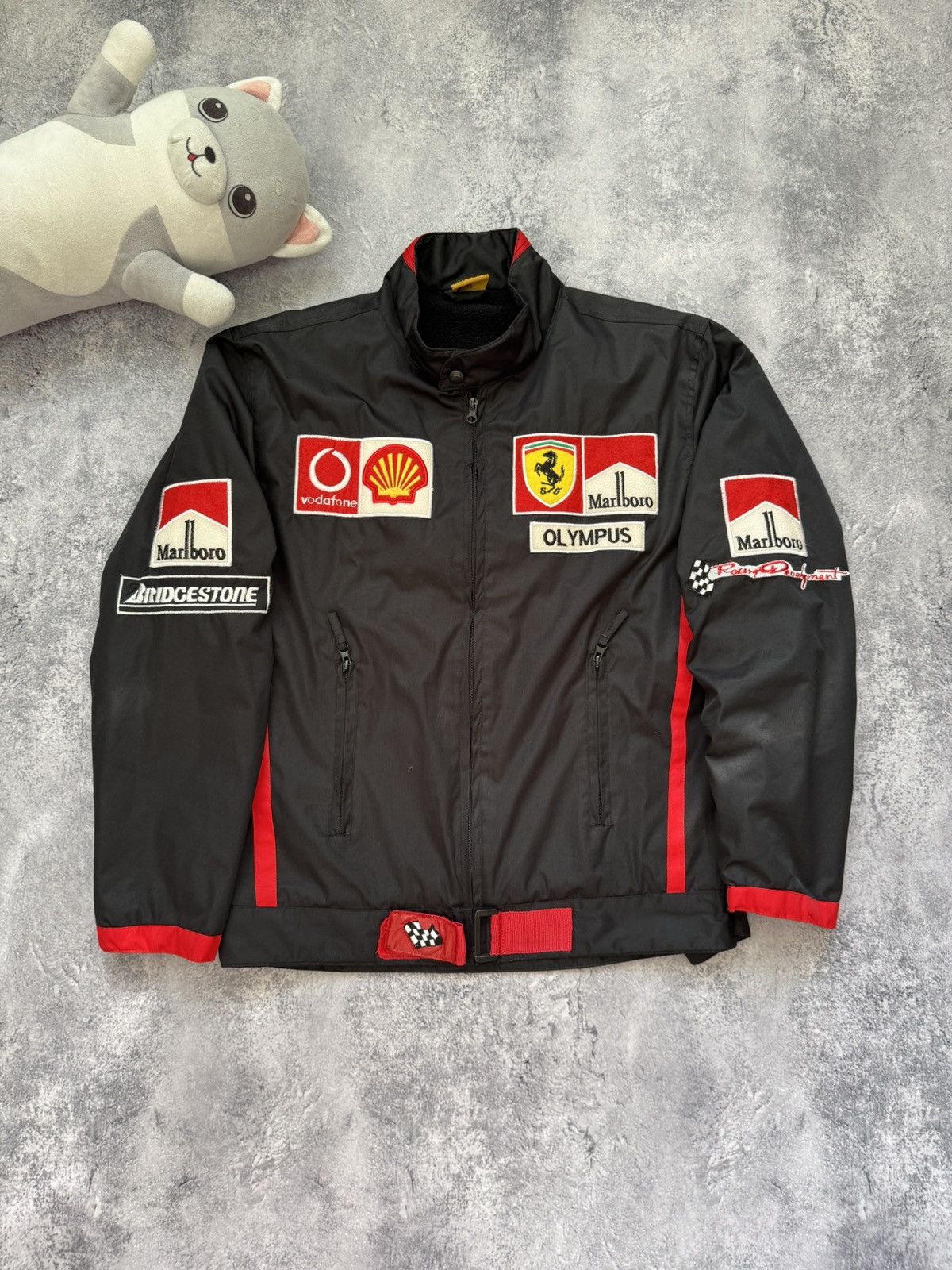 Ferrari Vintage Ferrari Racing Jacket Marlboro Black Size US XL / EU 56 / 4 - 1 Thumbnail