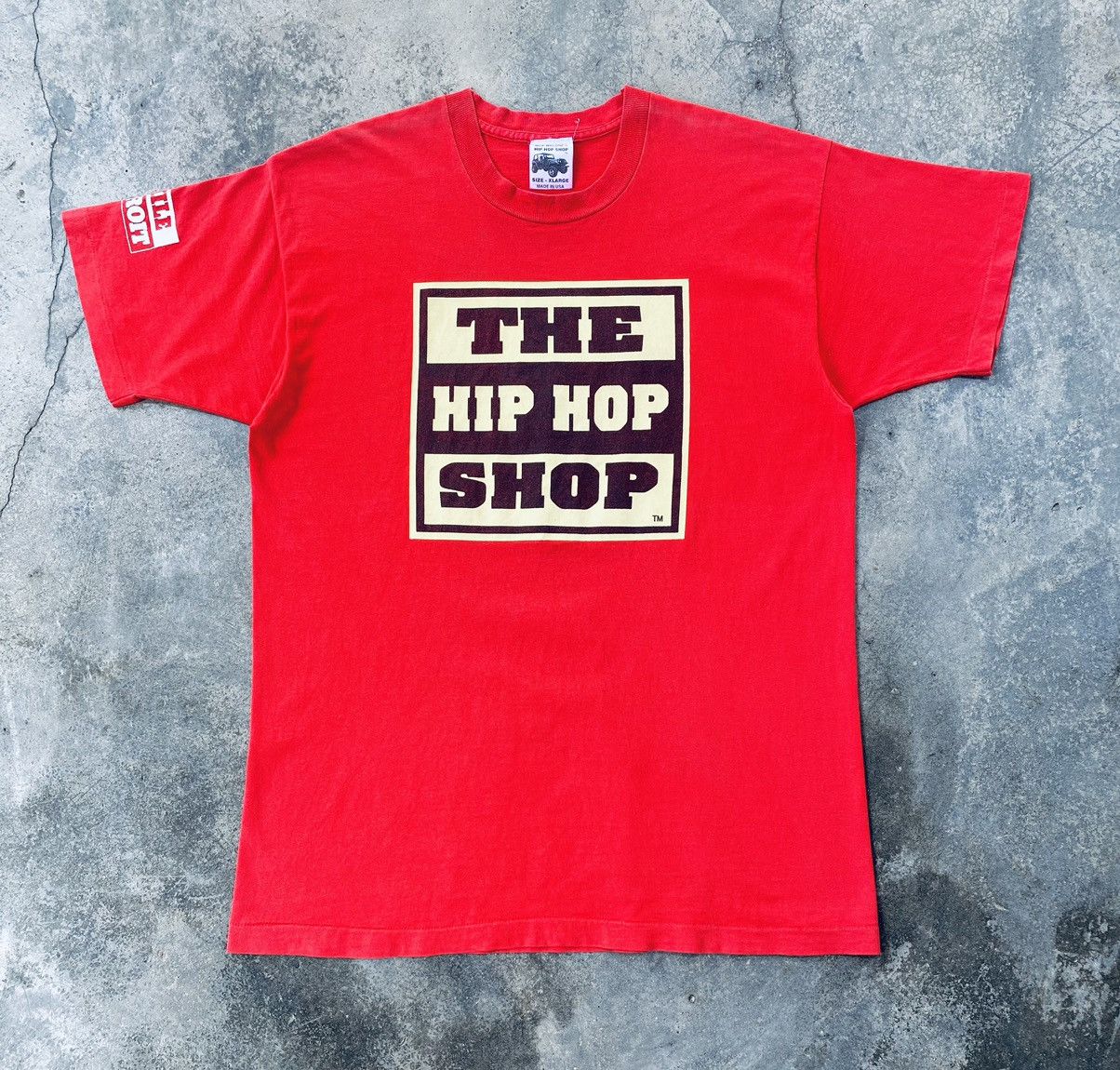 Rap Tees Vintage 90s The Hip Hop Shop Detroit Eminem Tees Size US XL / EU 56 / 4 - 1 Thumbnail
