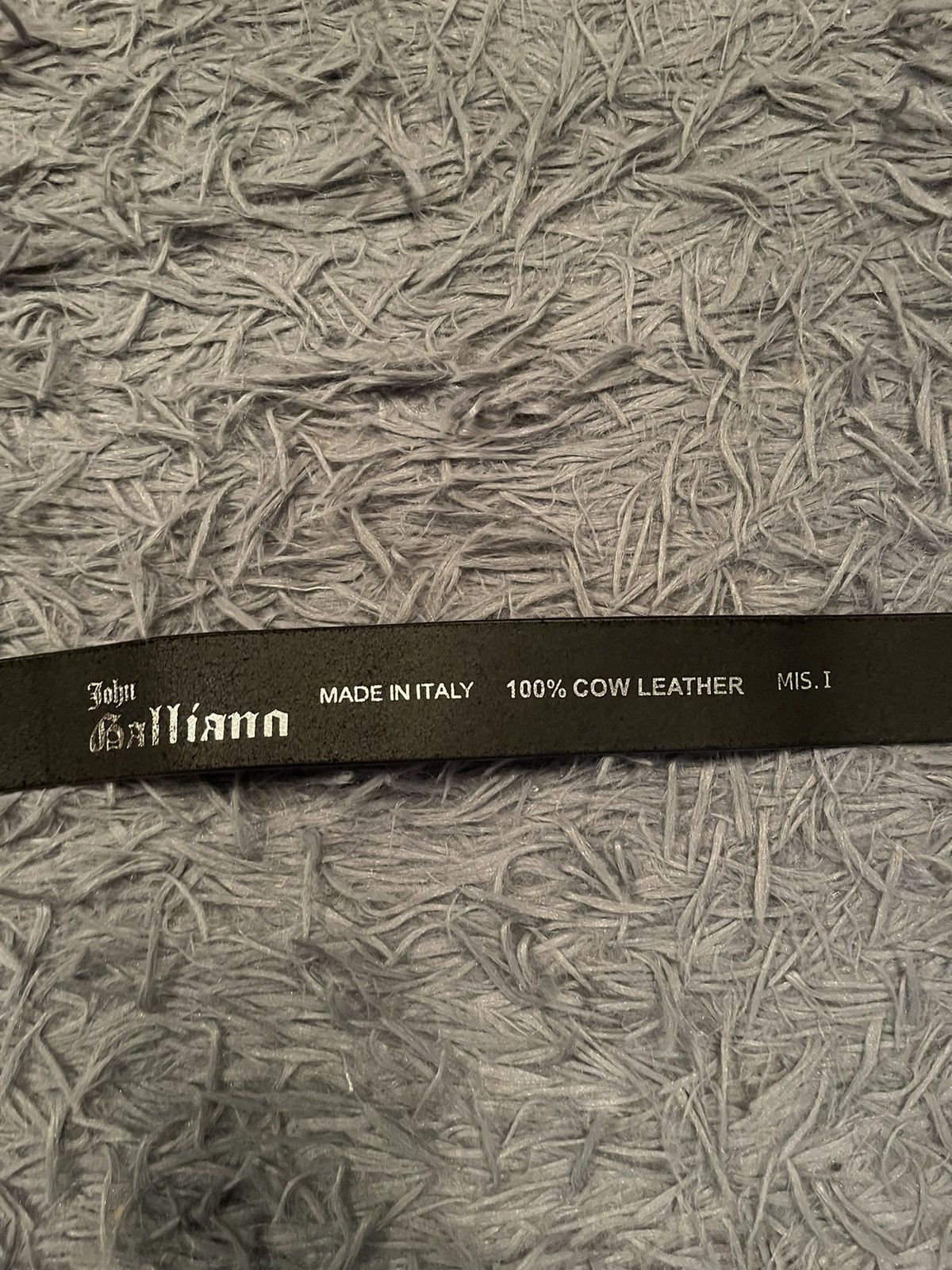 John Galliano × Vintage John Galliano 00s vintage Gazette Newspaper pattern belt Size ONE SIZE - 8 Thumbnail