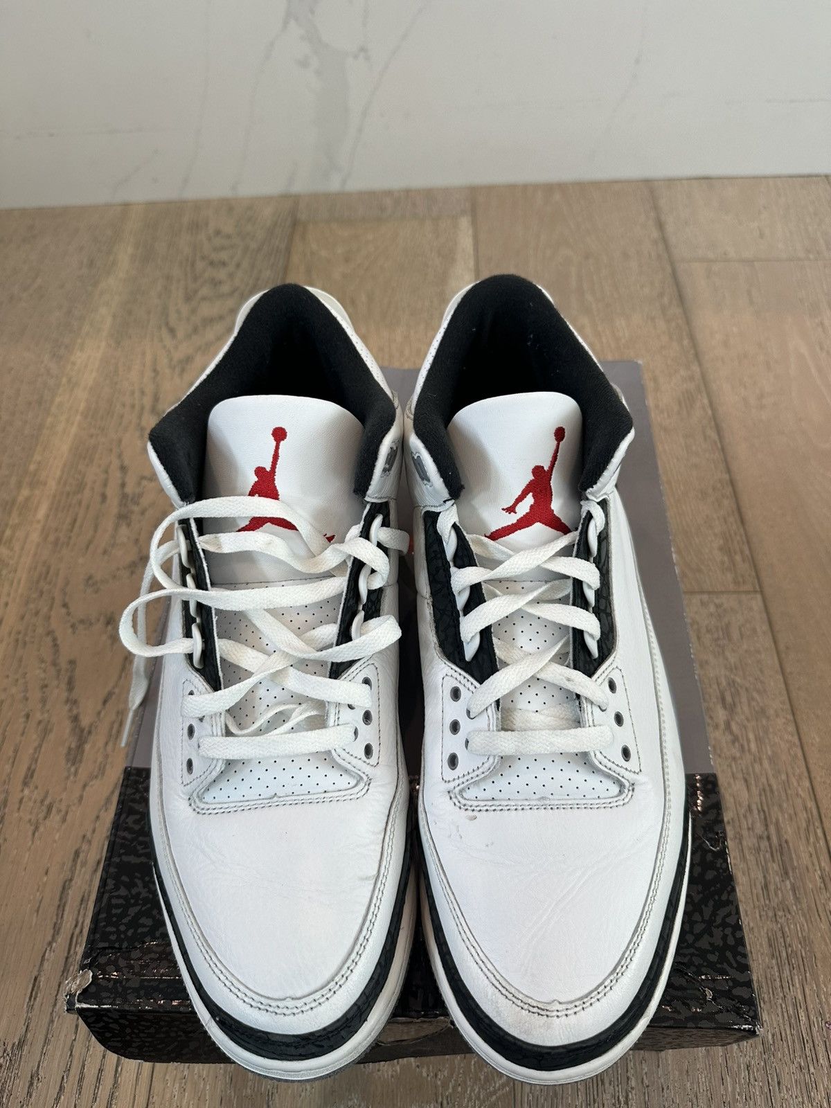 Jordan Brand Jordan 3 Retro Cement Grey Size US 13 / EU 46 - 2 Thumbnail