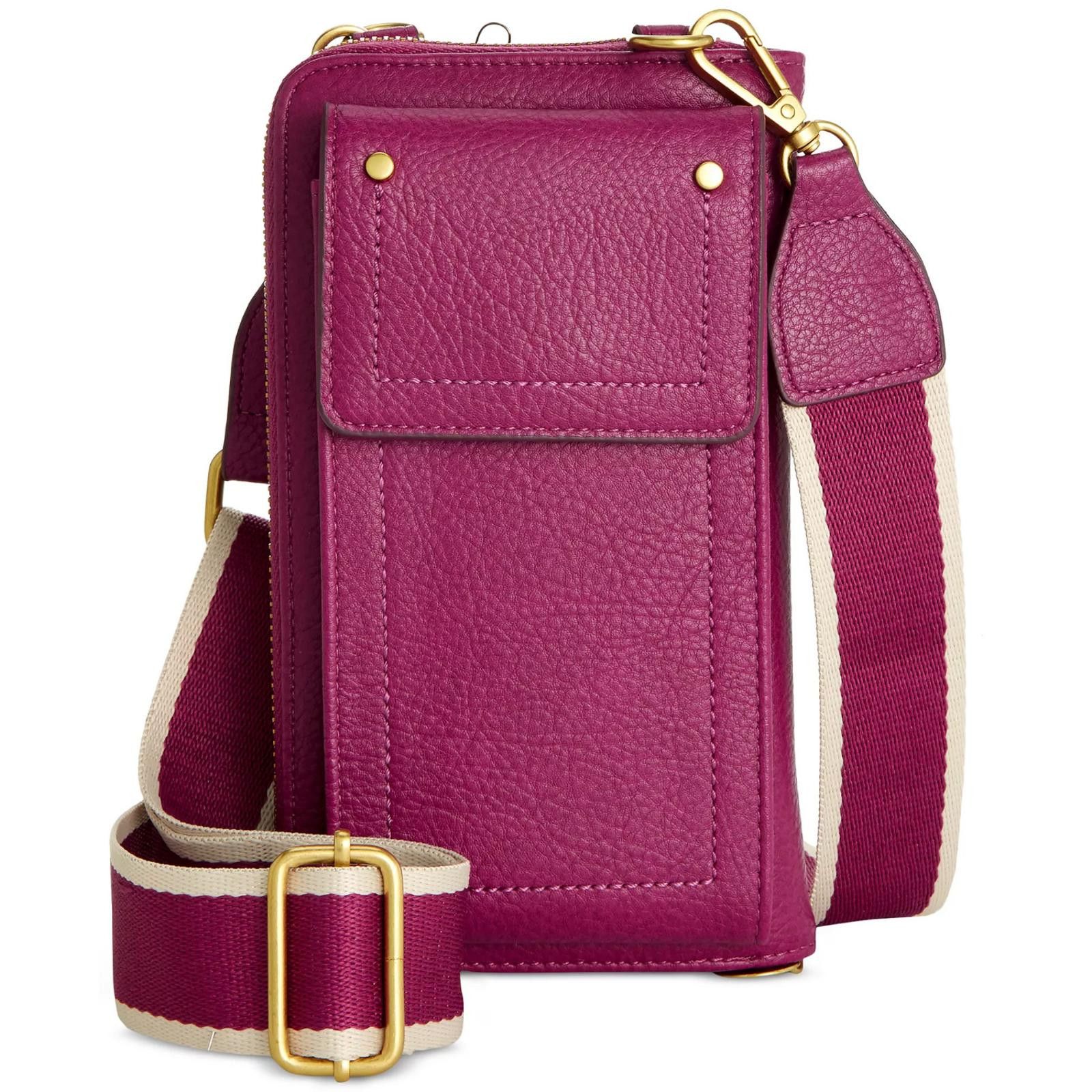 Style & Co Style & Co Crossbody Wallet – Berry Size ONE SIZE - 1 Thumbnail