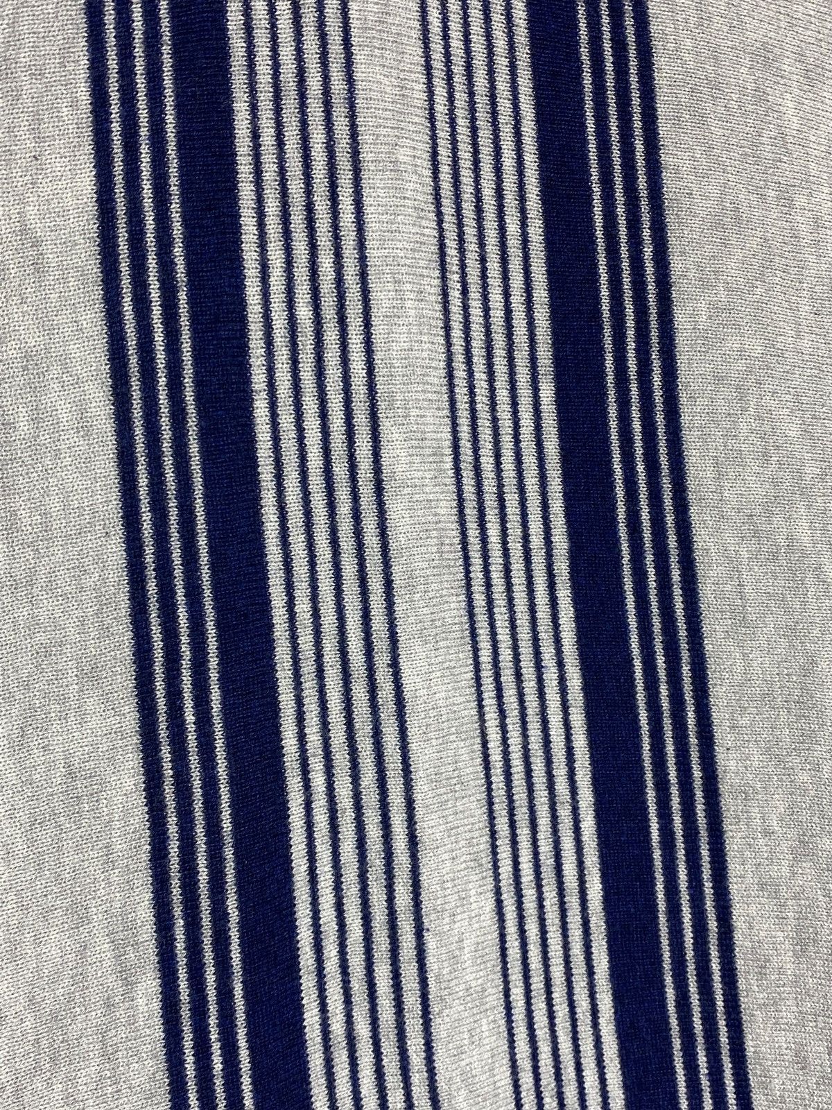 Baracuta Vintage Baracuta Knit Polo T-shirt Grey Blue Sripes Size US M / EU 48-50 / 2 - 4 Thumbnail