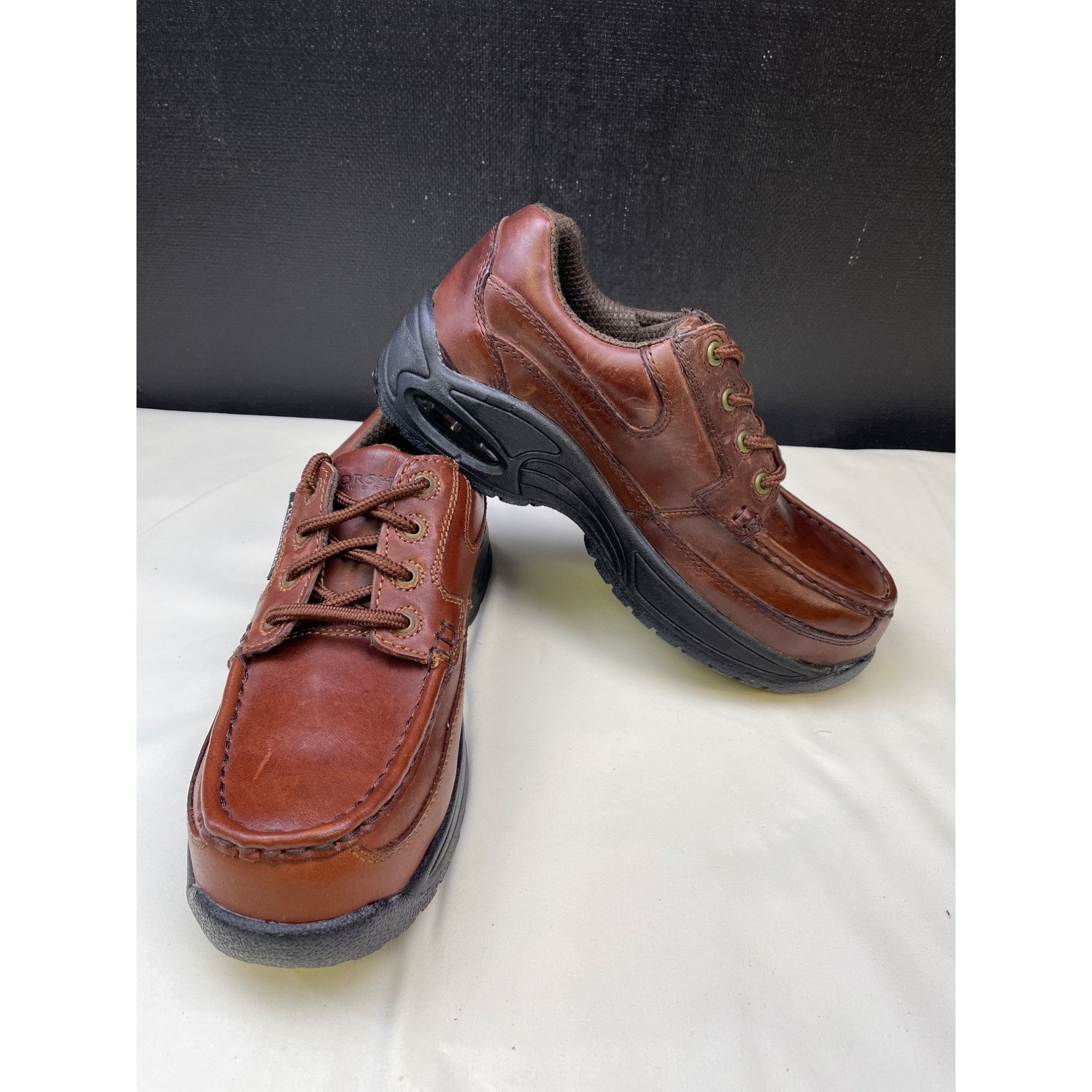 Florsheim Florsheim Unisex Brown Leather Eurocasual Oxfords/ Shoe Size Size US 5.5 / EU 38 - 1 Thumbnail