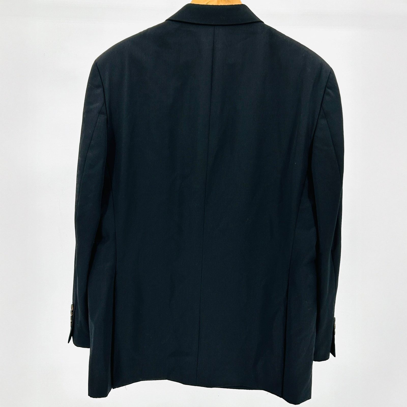 Ralph Lauren Blue Label Ralph Lauren Blue Label Black Wool Tuxedo Jacket Blazer Size 44R - 4 Thumbnail