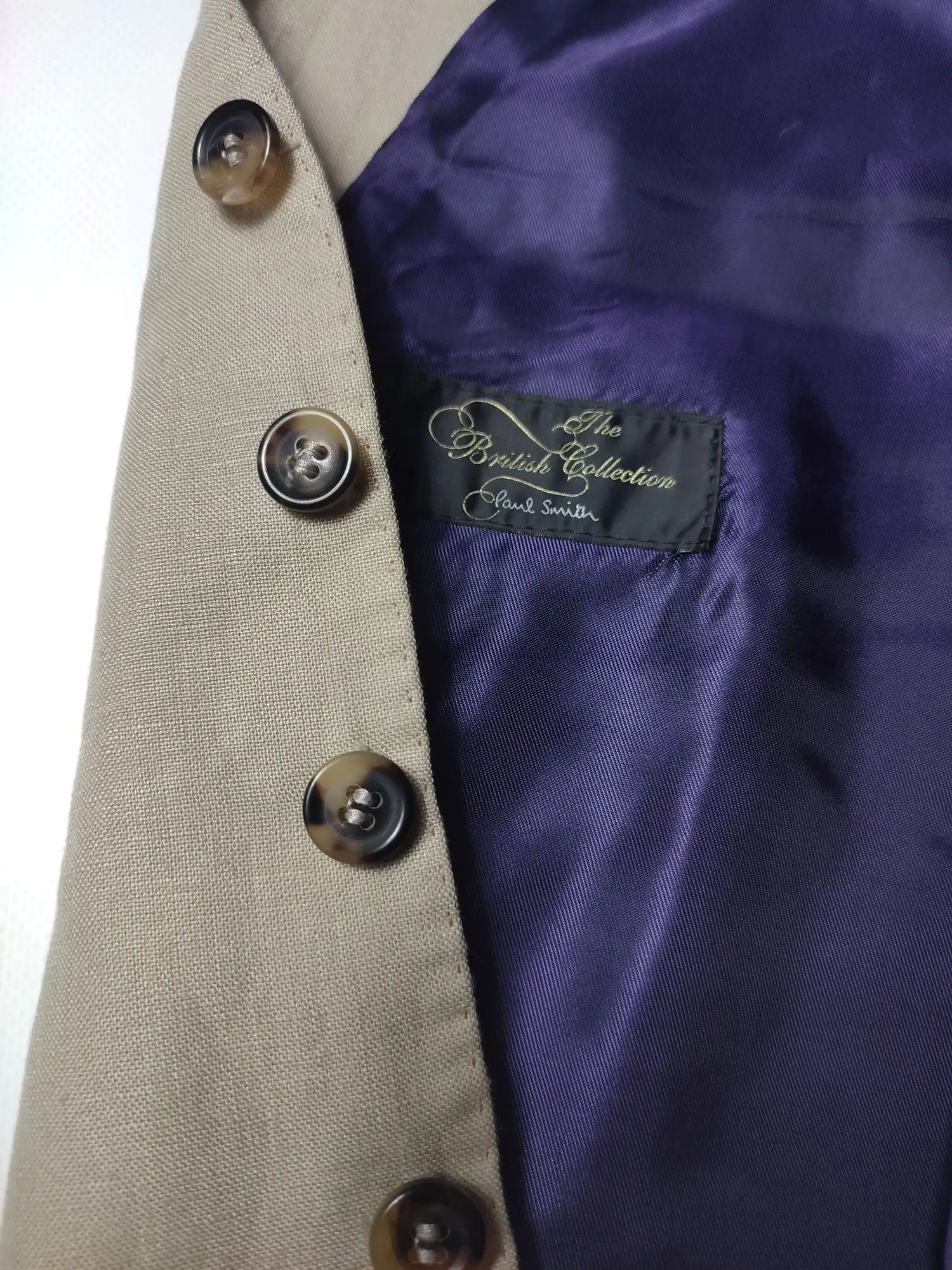 Paul Smith Paul Smith Linen British Collection Tailor Vest Size 38R - 8 Thumbnail