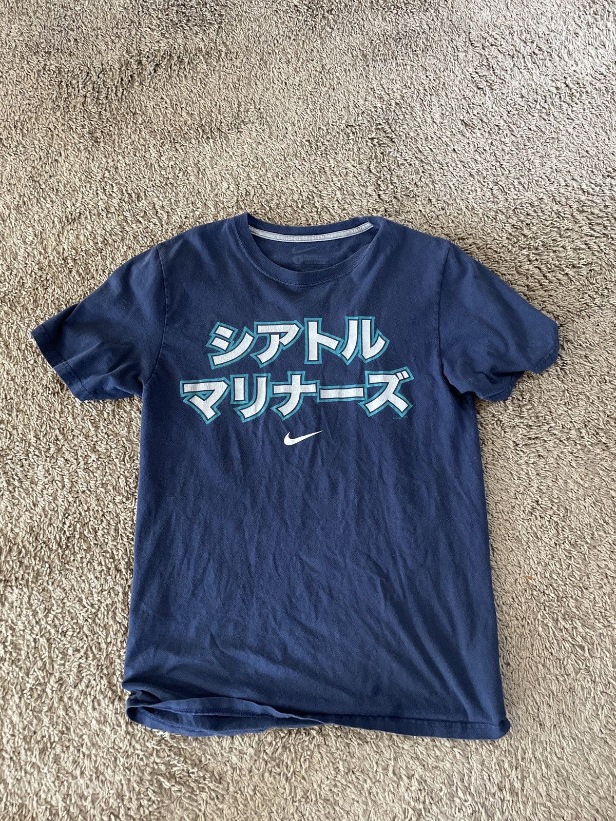 Nike Seattle Mariners Nike Japanese T shirt Size US S / EU 44-46 / 1 - 3 Thumbnail