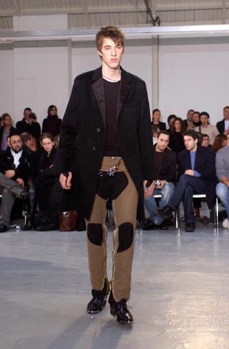 Helmut Lang Helmut Lang AW03 Tuxedo Moleskin Chesterfield Coat Size US L / EU 52-54 / 3 - 11 Thumbnail