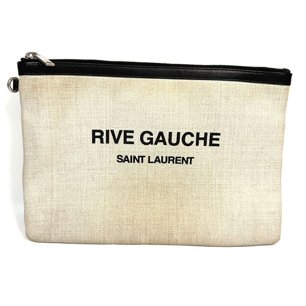 Saint Laurent Paris Saint Laurent Paris 565722 Pouch Rive Gauche Briefcase Clutch Bag Coated Canvas Men Size ONE SIZE - 1 Thumbnail