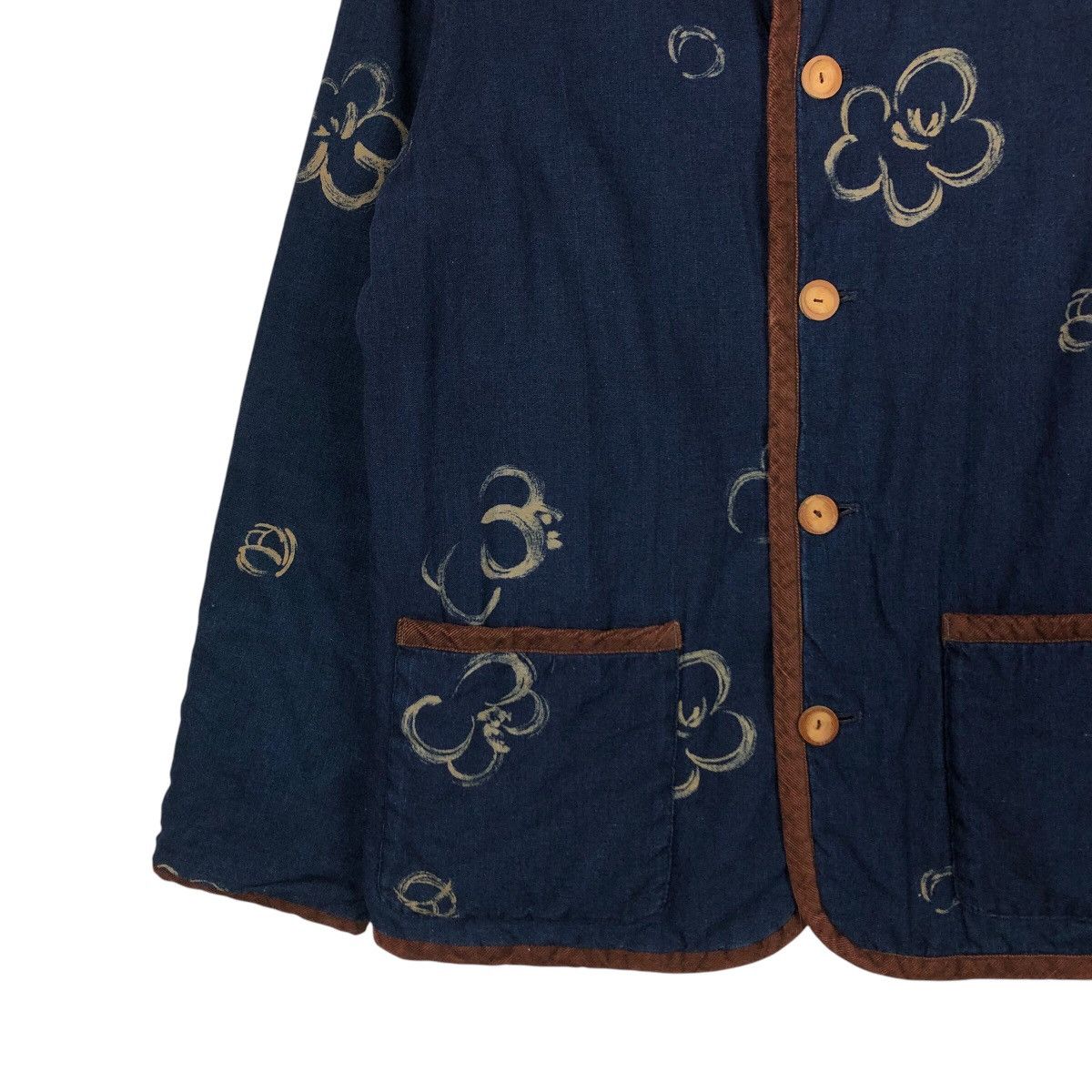 45rpm 📌Vintage Indigo Denim Button Chore Jacket Japan Made Size US M / EU 48-50 / 2 - 5 Thumbnail