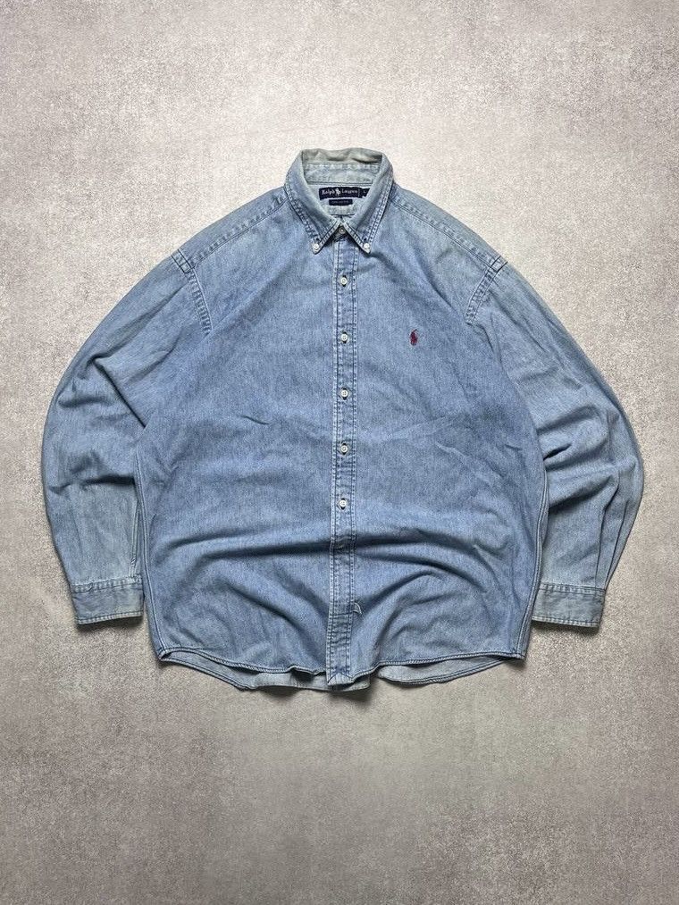 Vintage Polo Ralph Lauren Denim Shirt L