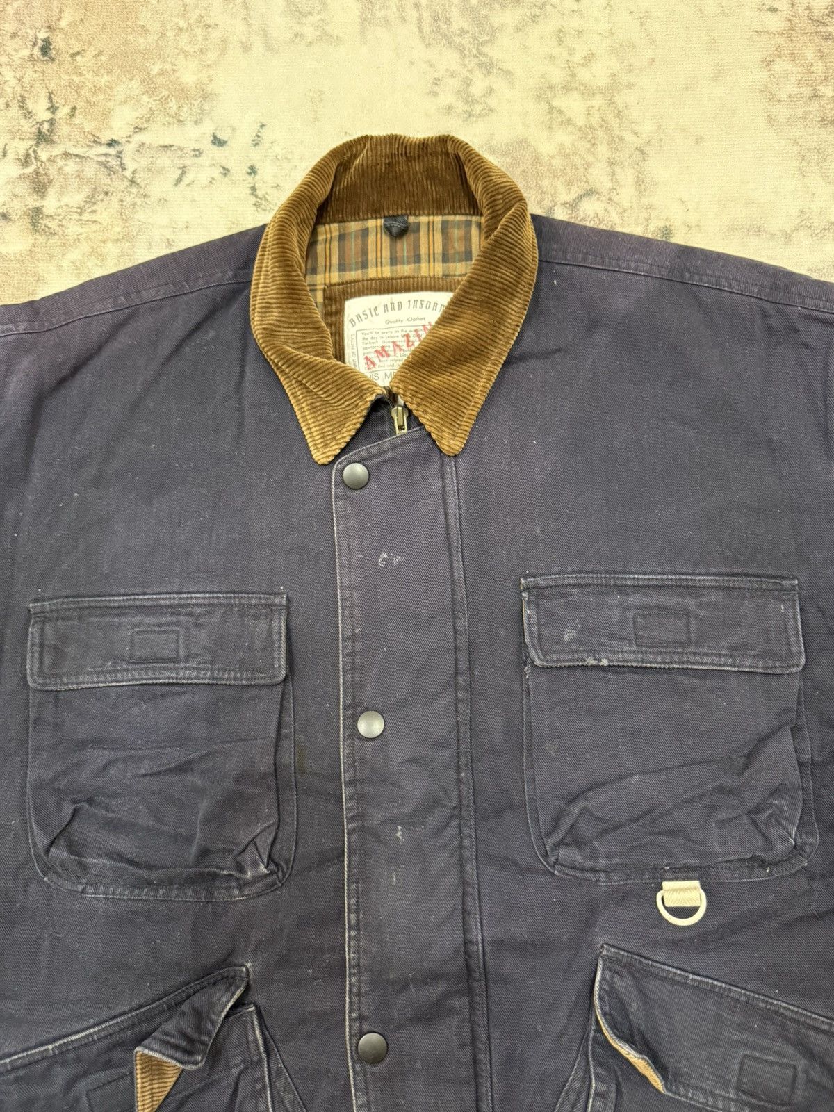 Japanese Brand Vintage Basic And Informal barn workwear field Jacket Size US XL / EU 56 / 4 - 6 Thumbnail