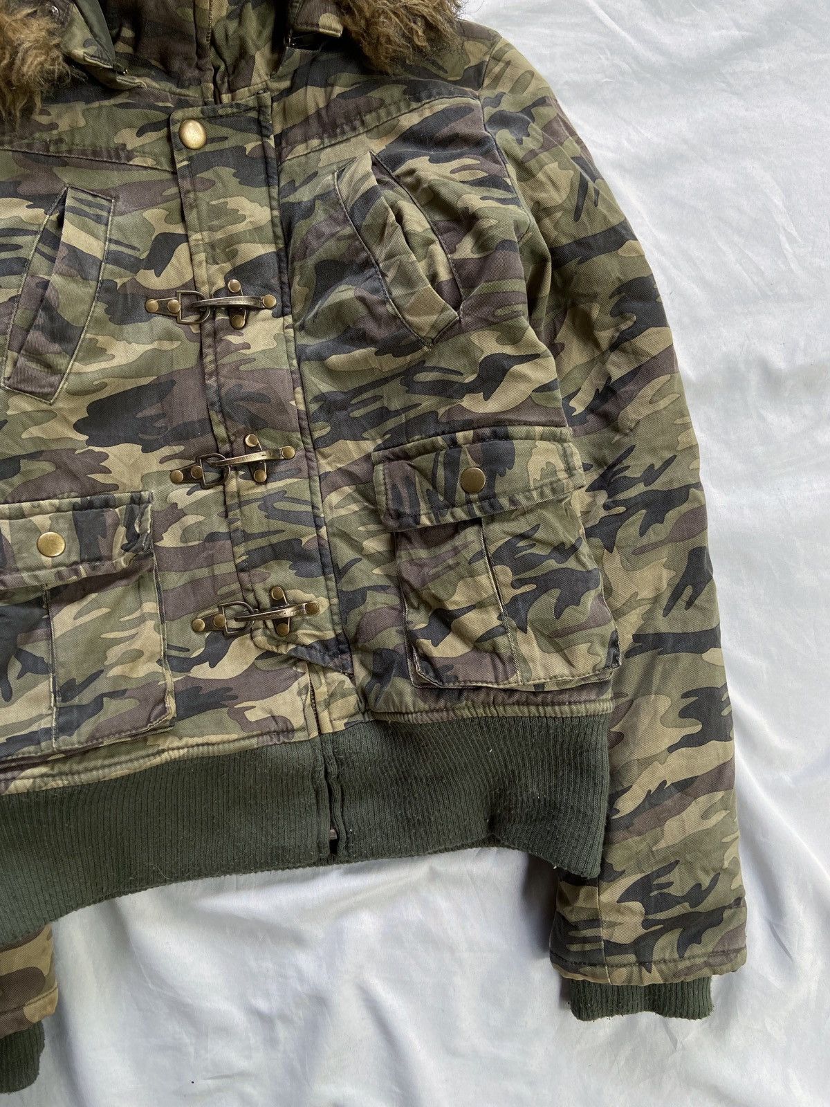 PPFM U.T.D ARMY BONO FAUX FUR JACKET Size US S / EU 44-46 / 1 - 3 Thumbnail