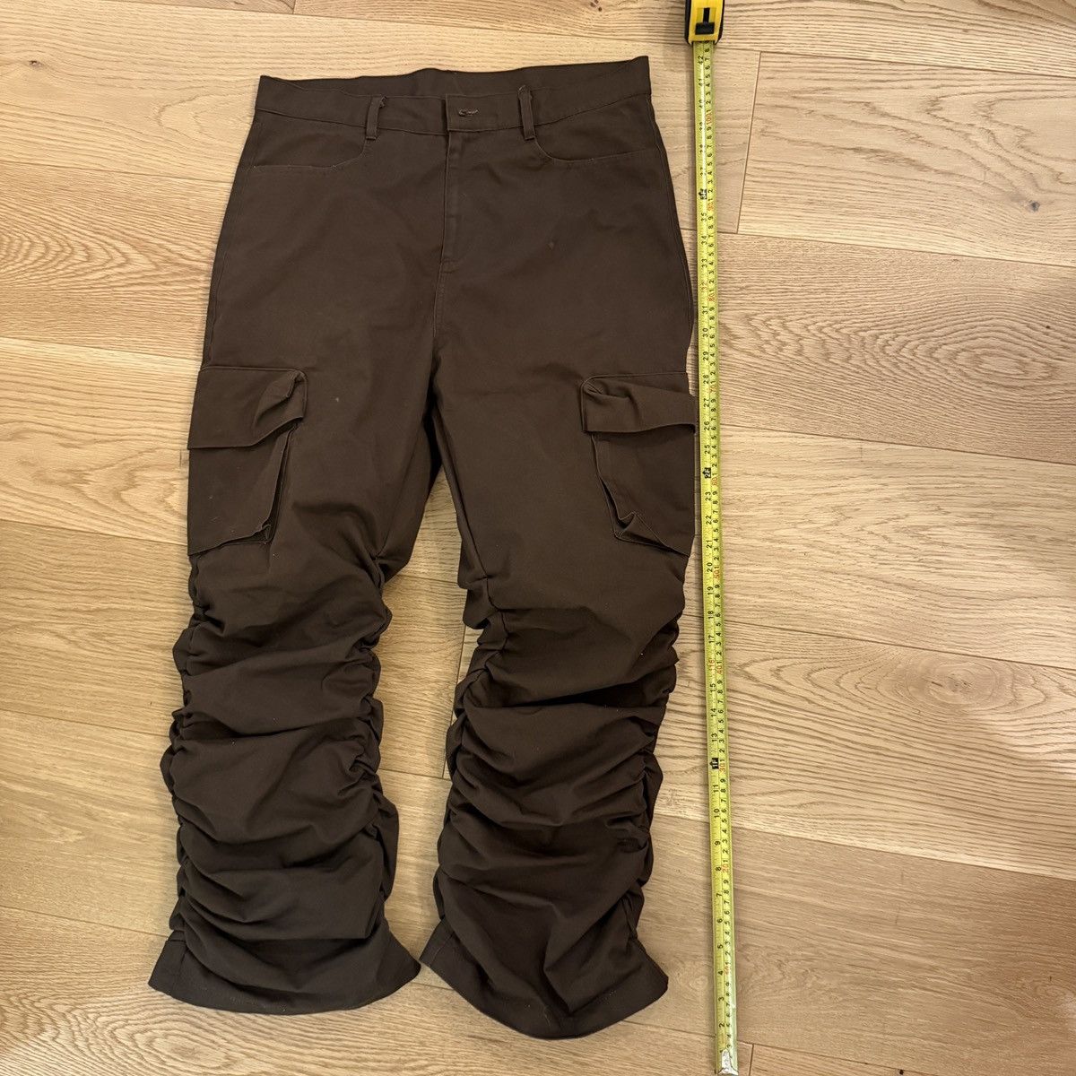 Vintage Stacked Brown Pants Size US 40 / EU 56 - 5 Thumbnail