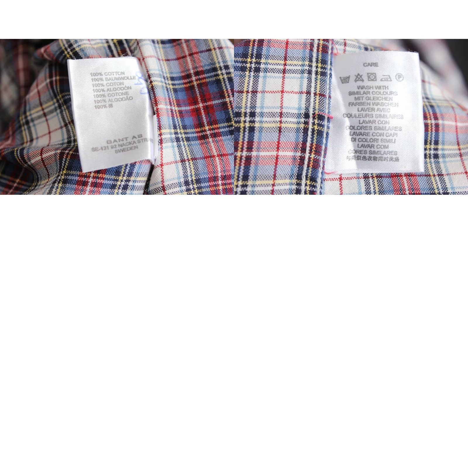 Gant GANT THORNTON OXFORD E-Z Fit Check Plaid Casual Shirt Long Sleeve Men M Size US M / EU 48-50 / 2 - 8 Thumbnail