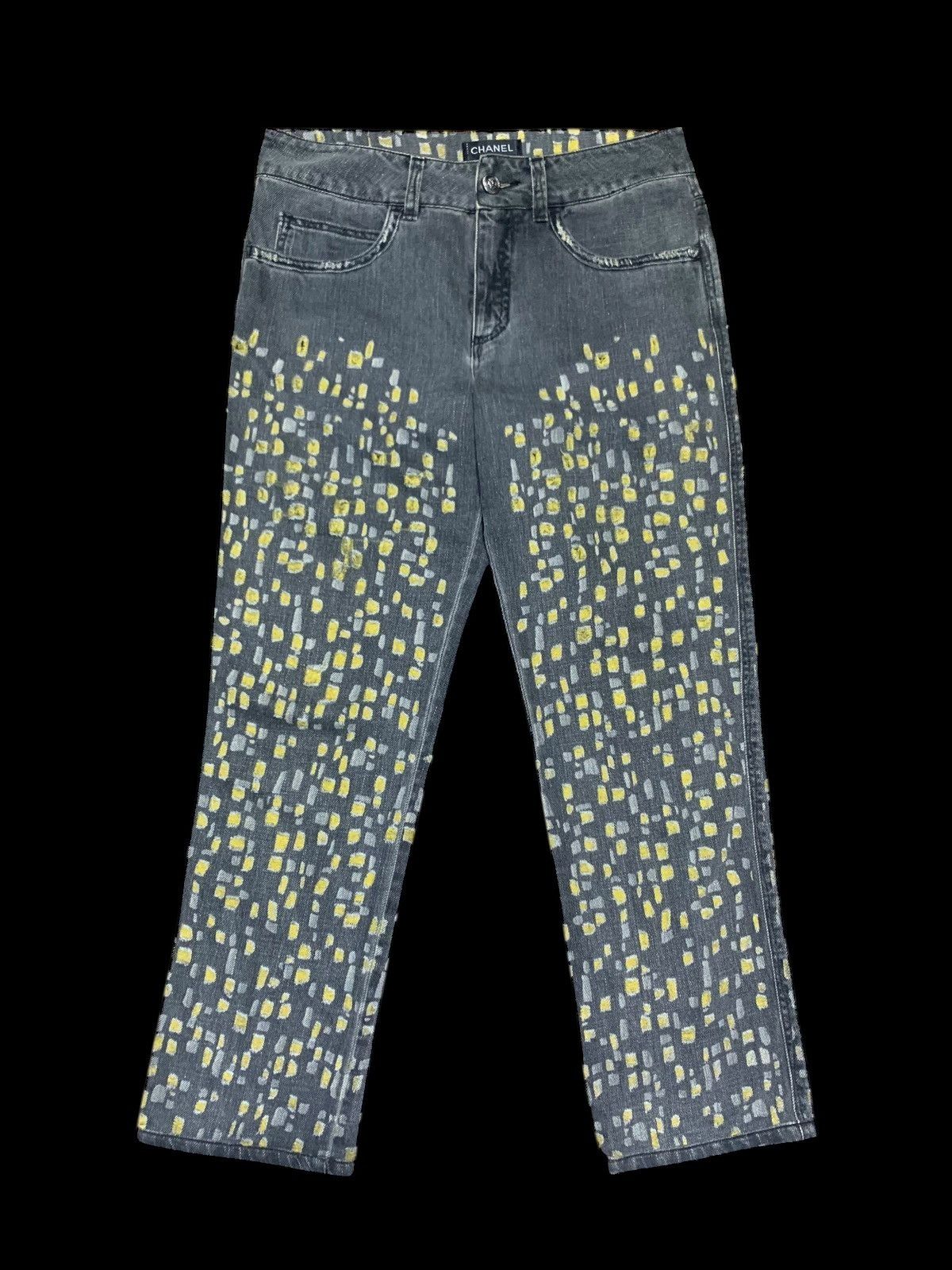 Chanel 💥BINDINGOFFER CHANEL Spring Summer 2011 runaway jeans Size 30" / US 8 / IT 44 - 2 Thumbnail