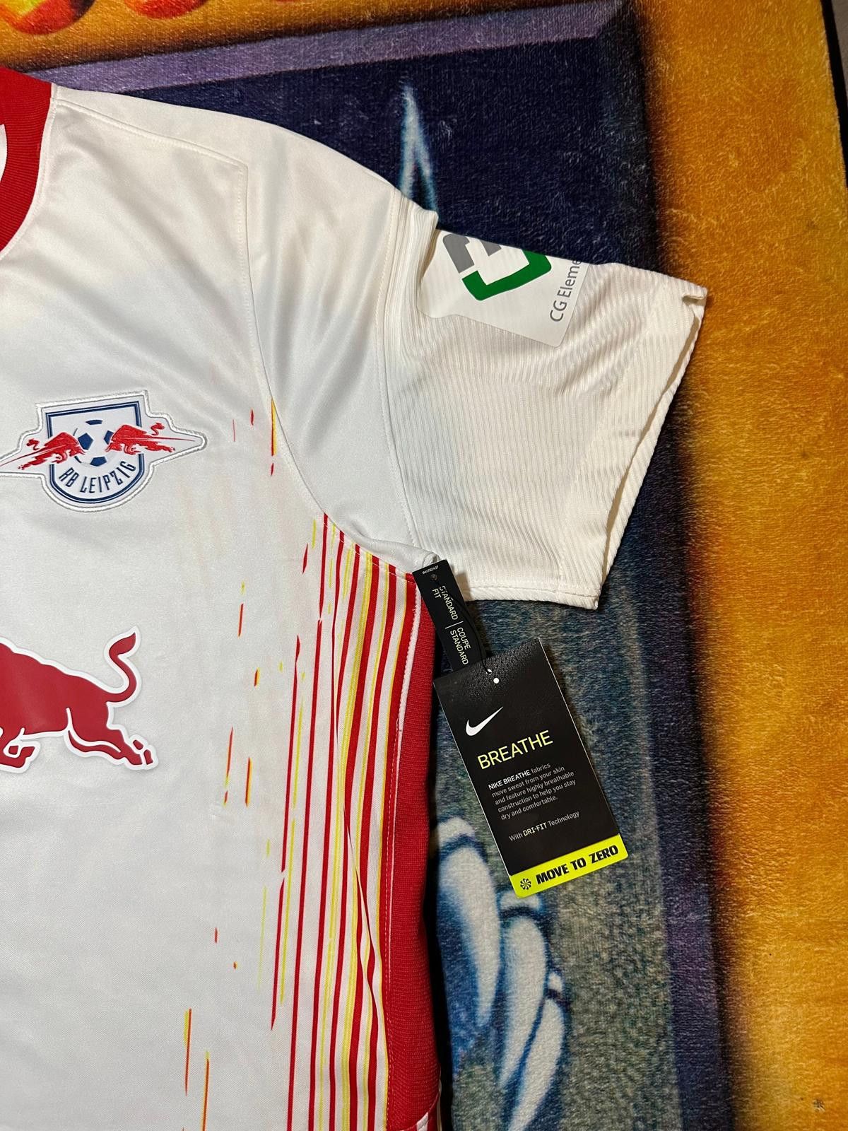 Nike Autographed RB Leipzig 2023 Soccer Jersey #14 Adams Size ONE SIZE - 8 Thumbnail