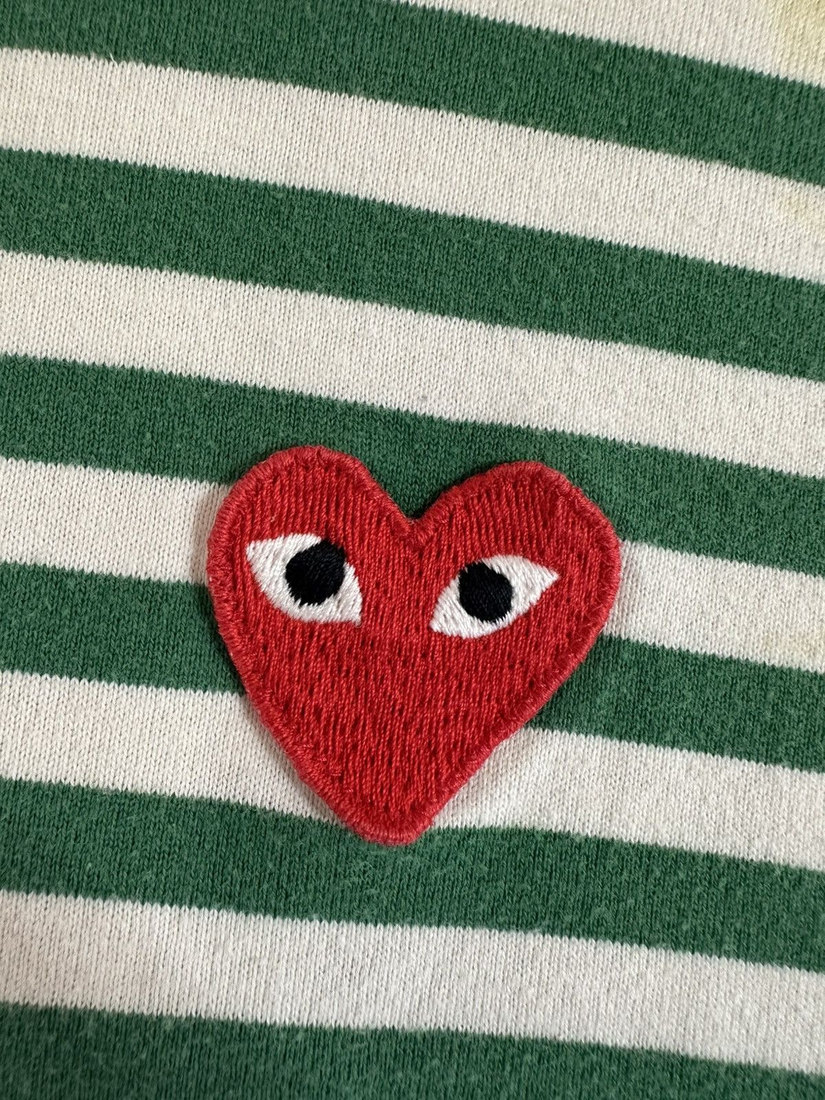 Comme des Garcons Comme des Garçons Play Striped Crewneck T-Shirt Size US XL / EU 56 / 4 - 3 Thumbnail