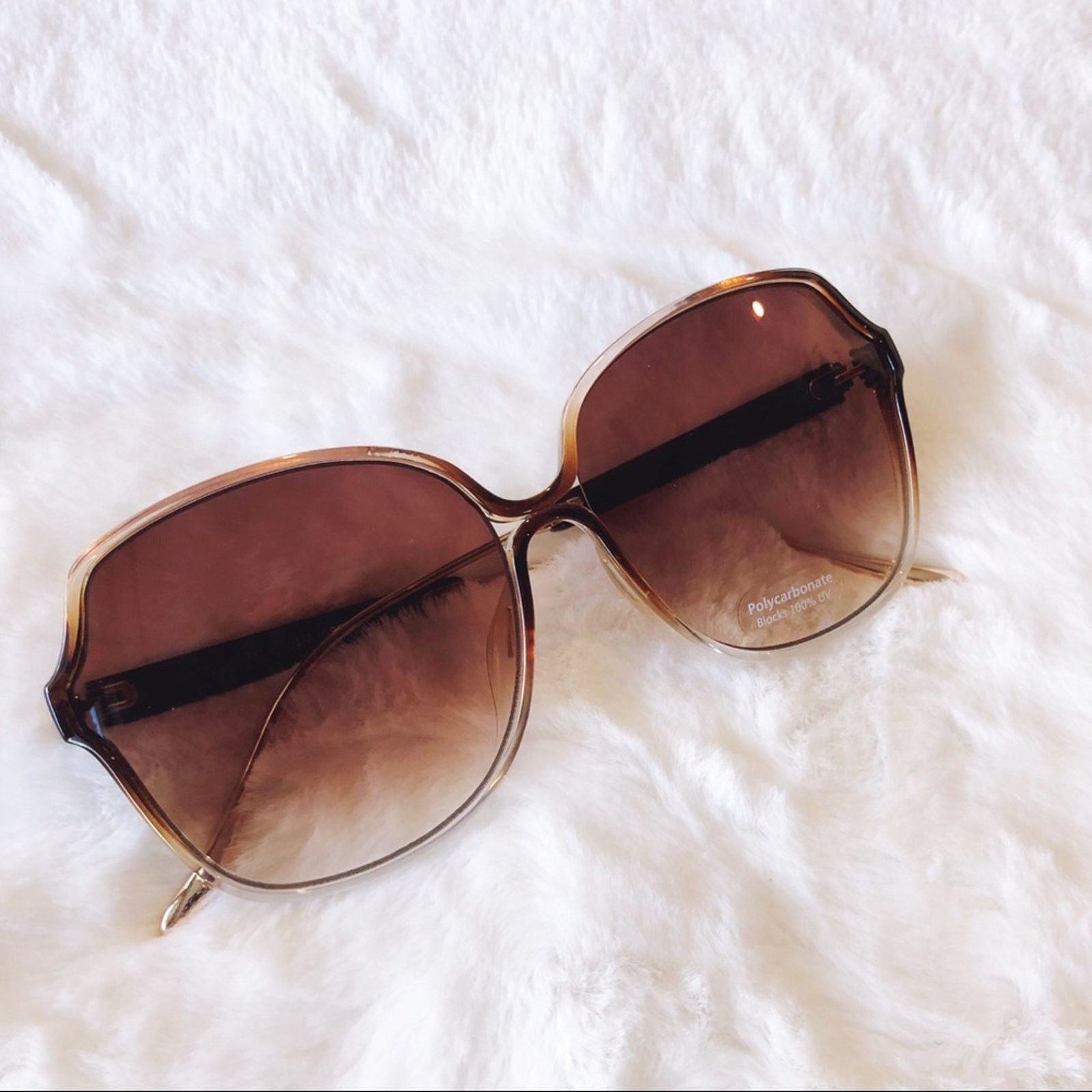 Other Charlotte Brown Oversized Metal Round Sunglasses Size ONE SIZE - 5 Thumbnail