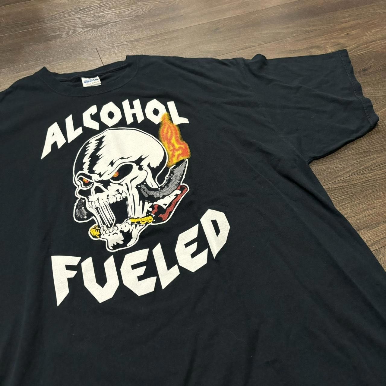Designer Vintage Alcohol Fueled Whoop Ass Machine T Shirt Stone Cold Size US XXL / EU 58 / 5 - 1 Thumbnail