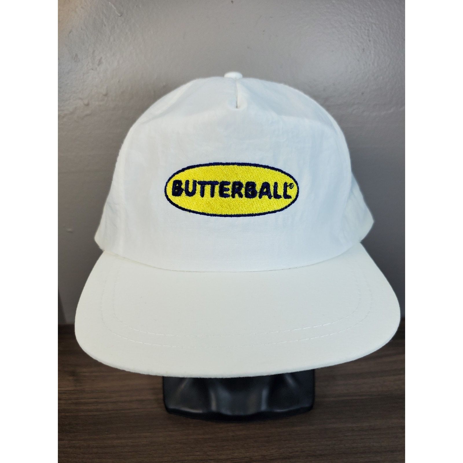 Vintage Butterball Turkey White Nylon Trucker Hat Snapback Cap Size ONE SIZE - 3 Thumbnail