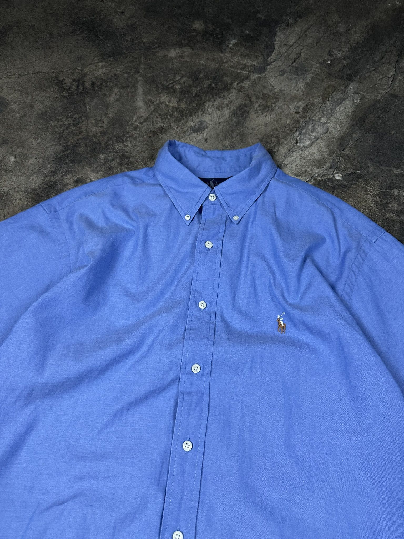 Ralph Lauren Vintage Ralph Lauren Short Sleeve Shirt Oldmoney Size US L / EU 52-54 / 3 - 2 Thumbnail