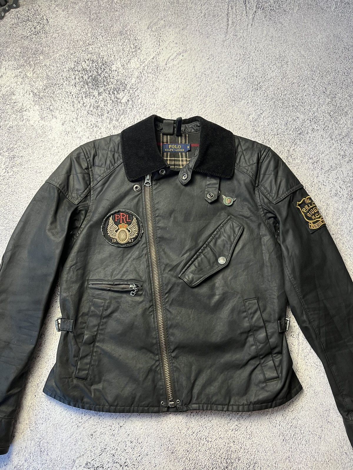 Polo Ralph Lauren Polo Ralph Lauren Double Riders Oiled Leather Jacket Size US S / EU 44-46 / 1 - 4 Thumbnail