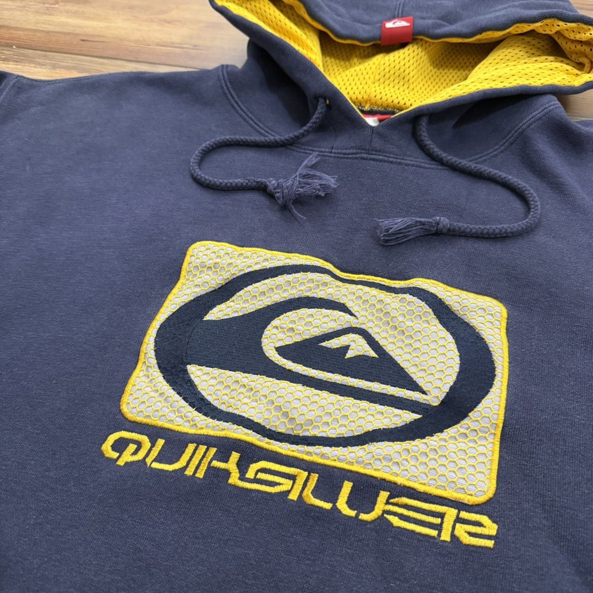Quiksilver Vintage Quicksilver Surf Blue 90s Hoodie Sweatshirt Size US XL / EU 56 / 4 - 2 Thumbnail