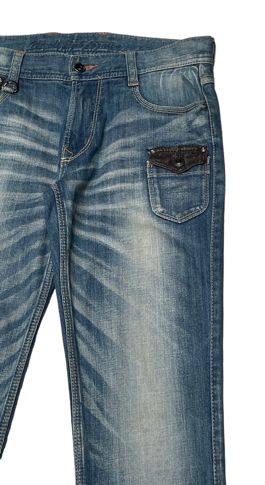 Nicole Club Vintage Japanese Brand Nicole Club Flared Jeans 1990s Size US 32 / EU 48 - 4 Thumbnail